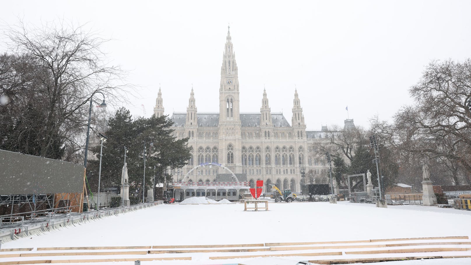 Eine Kälte-Welle rollt am Montag über Österreich und verwandelt die Alpenrepublik wieder in eine Winterlandschaft. Auch die Bundeshauptstadt wird wieder weiß.