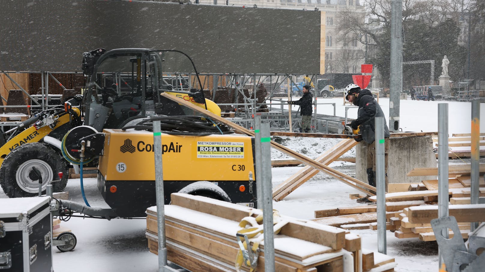 Eine Kälte-Welle rollt am Montag über Österreich und verwandelt die Alpenrepublik wieder in eine Winterlandschaft. Auch die Bundeshauptstadt wird wieder weiß.