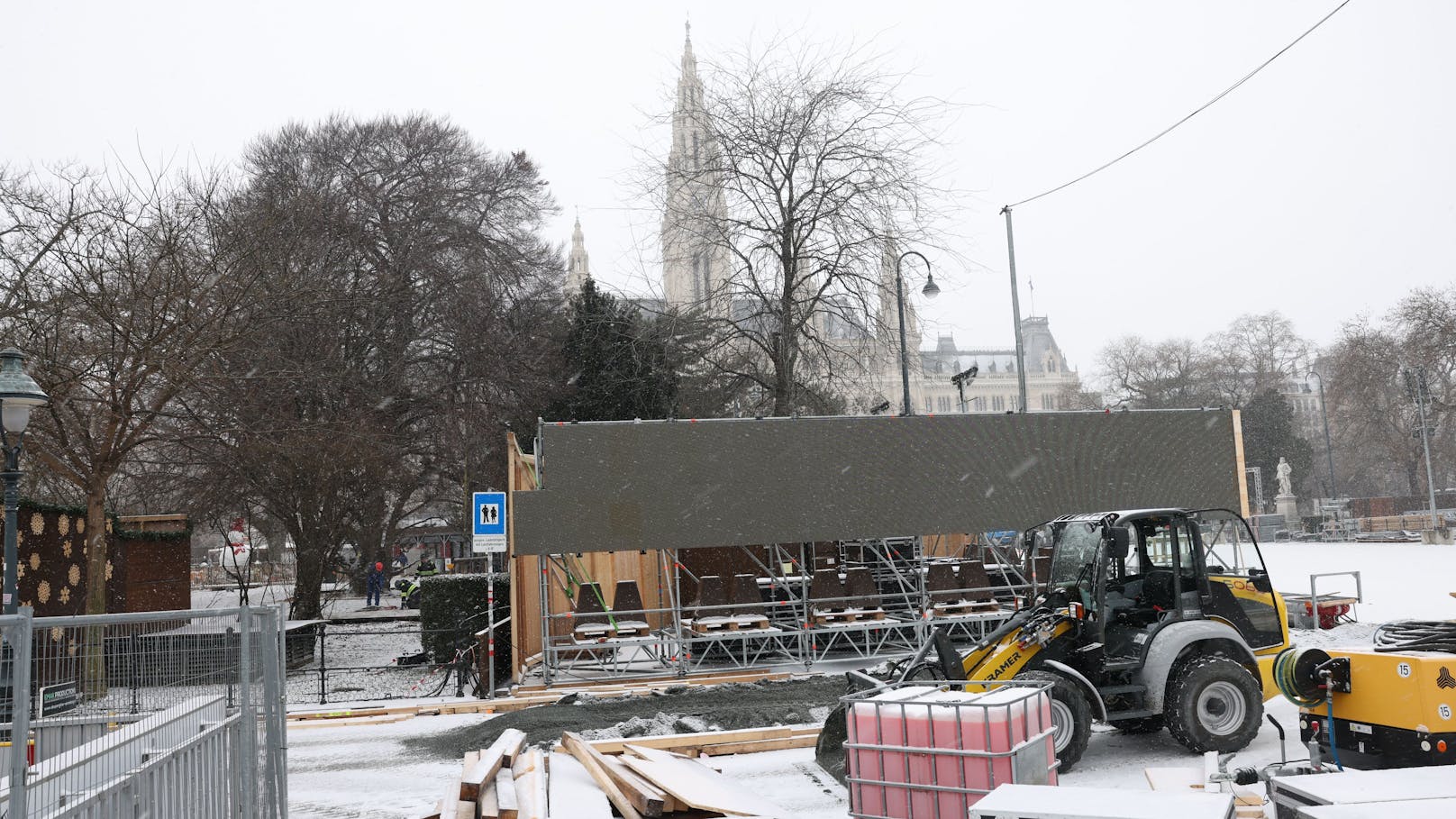 Eine Kälte-Welle rollt am Montag über Österreich und verwandelt die Alpenrepublik wieder in eine Winterlandschaft. Auch die Bundeshauptstadt wird wieder weiß.