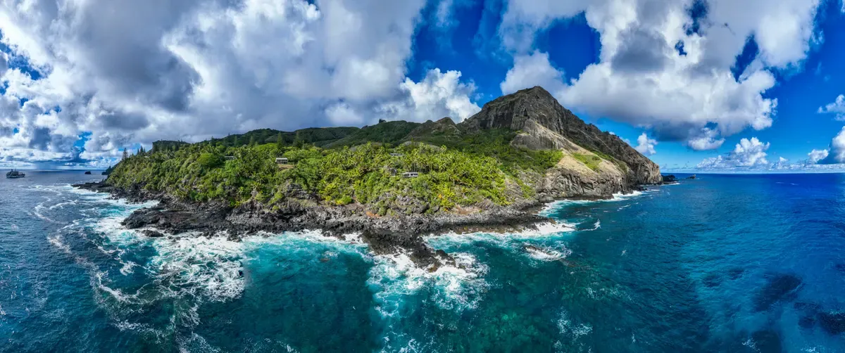 Die Pitcairninseln mitten im Südpazifik liegen sehr isoliert.