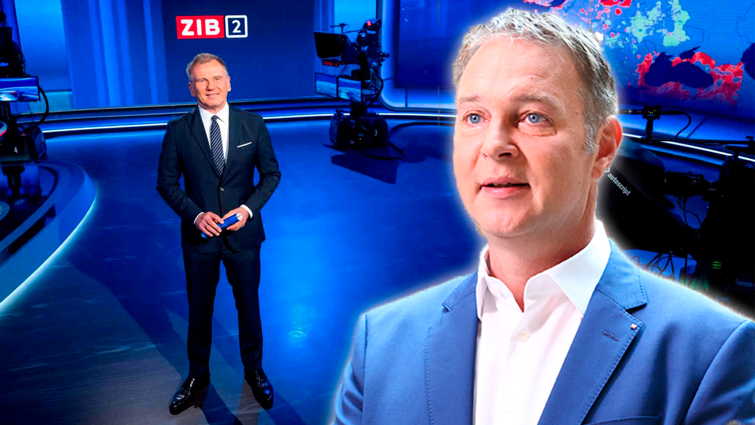 ORF-Moderator Armin Wolf zeigte Babler schon vor der Sendung, wer hier das Sagen hat.