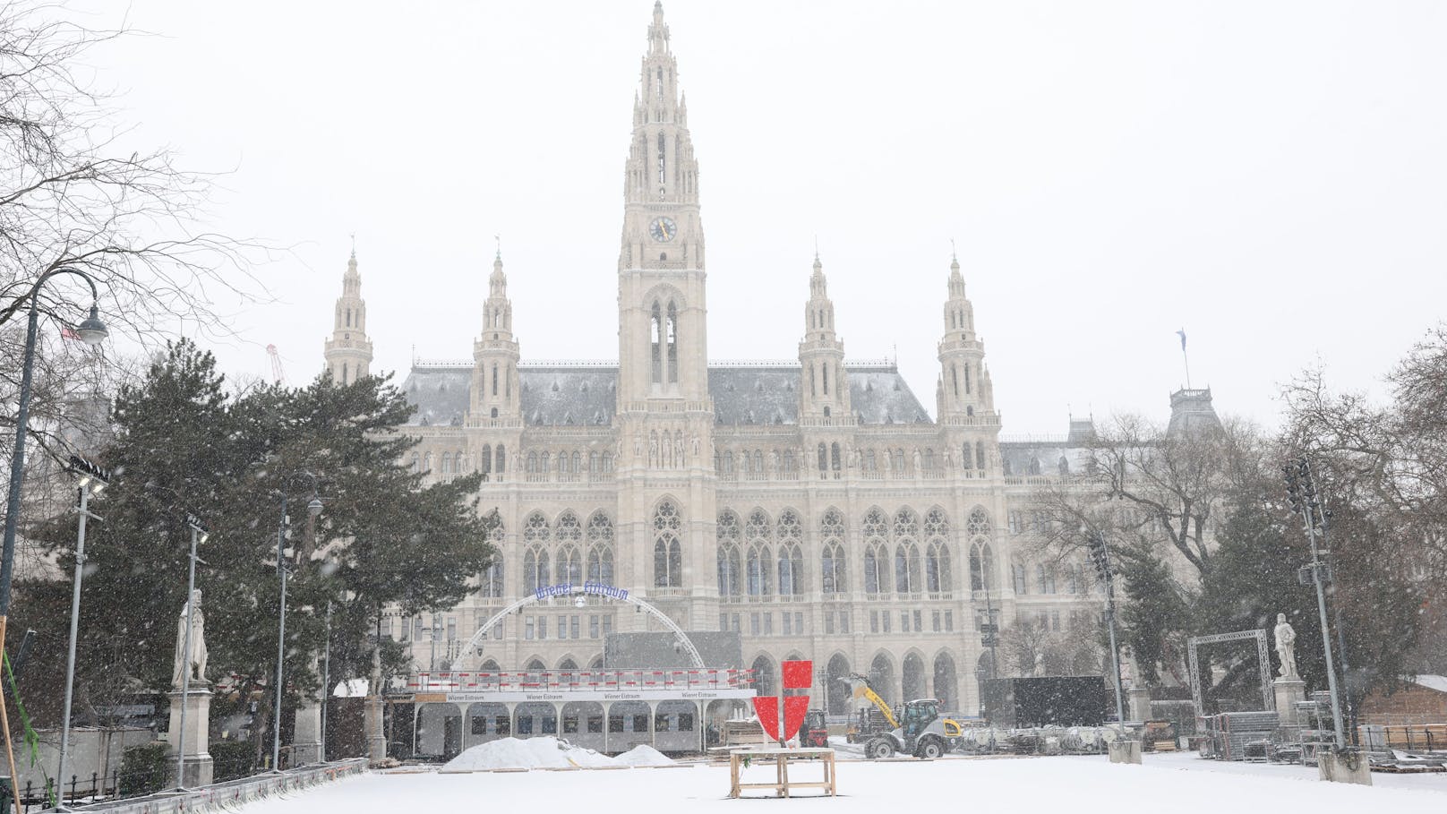 Eine Kälte-Welle rollt am Montag über Österreich und verwandelt die Alpenrepublik wieder in eine Winterlandschaft. Auch die Bundeshauptstadt wird wieder weiß.