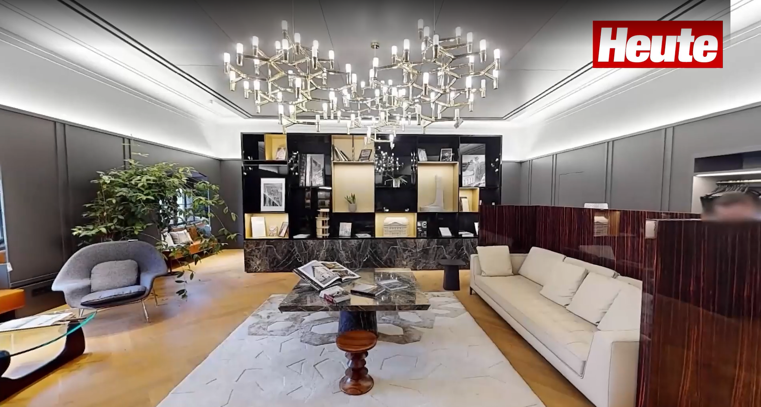 So glamourös war das Wiener Benko-Büro im herrschaftlichen Palais Harrach.