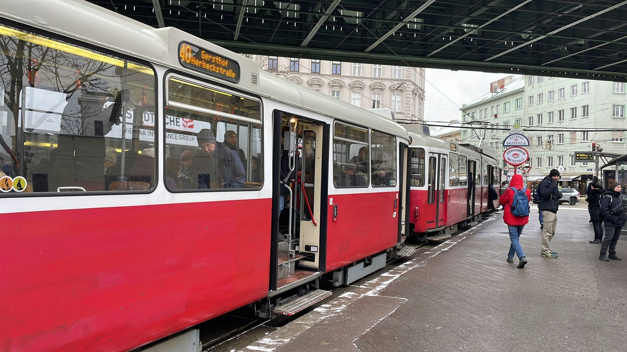 Am Montag soll "eine Vielzahl" von alten Bim-Garnituren in Währing unterwegs gewesen sein.
