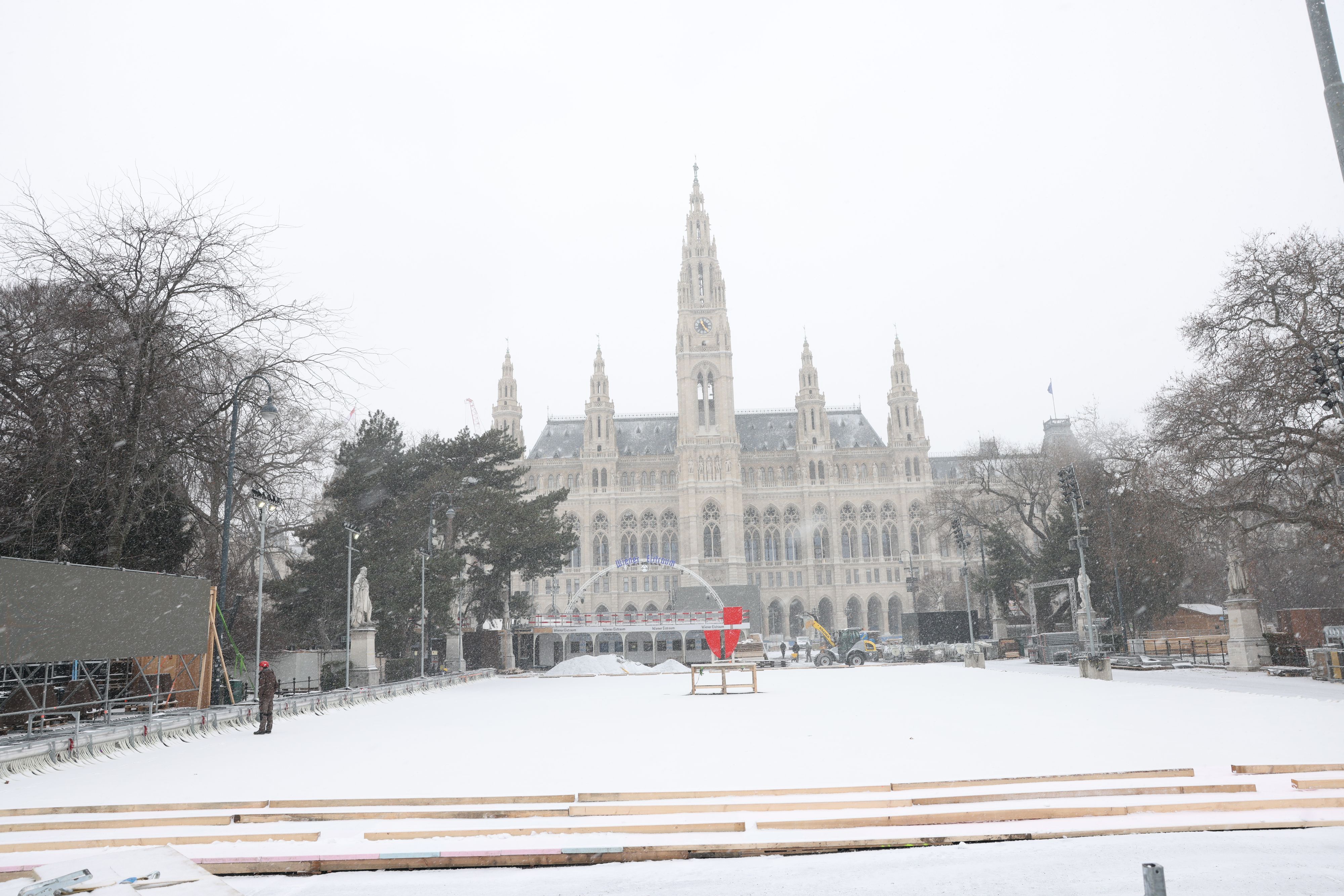 Schnee in Wien