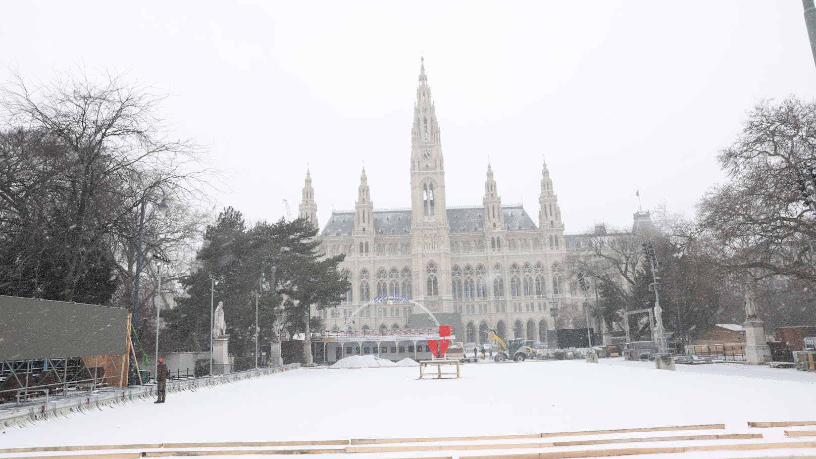 "Gefühlt -20 Grad" – so weiß wie jetzt ist Wien selten