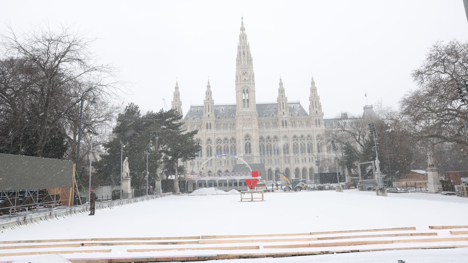 Eine Kälte-Welle rollt am Montag über Österreich und verwandelt die Alpenrepublik wieder in eine Winterlandschaft. Auch die Bundeshauptstadt wird wieder weiß.