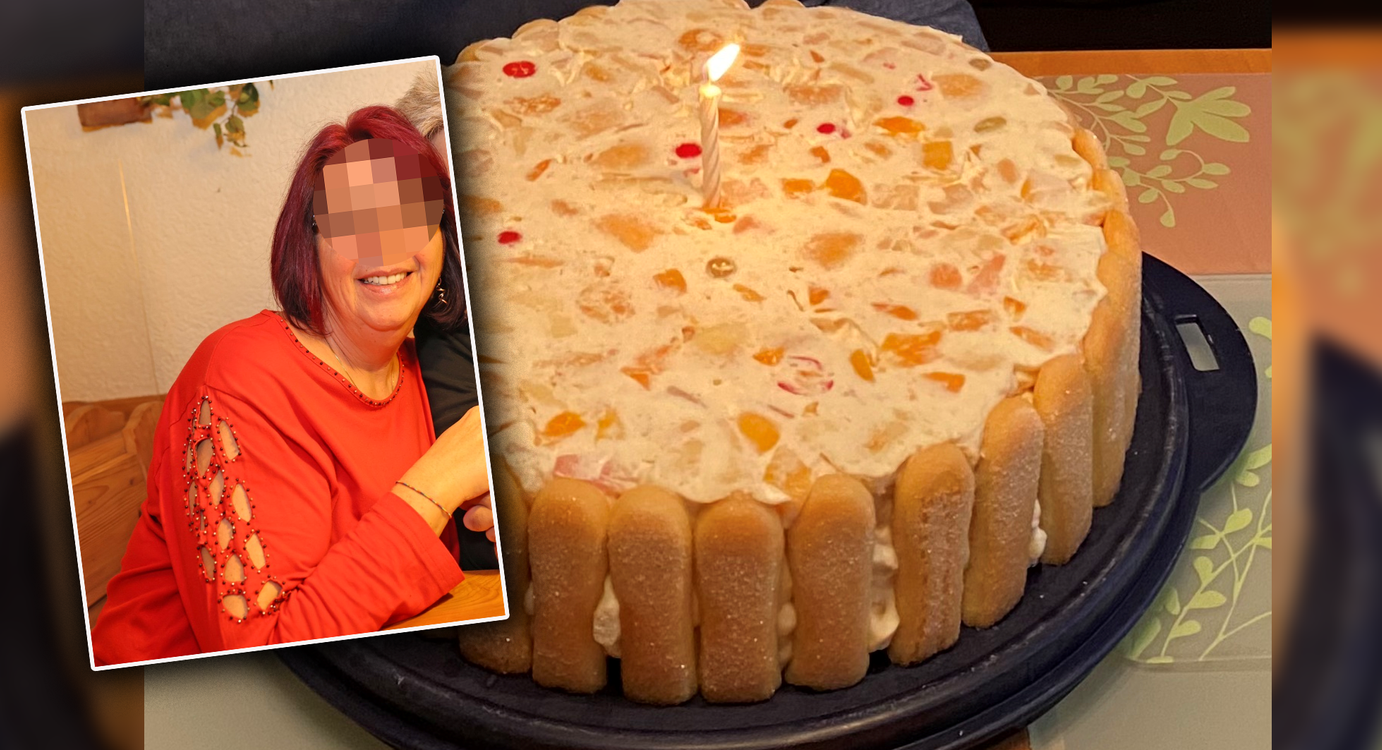 Diese Geburtstagstorte konnte die Wienerin erst zu Hause anschneiden. Grund dafür war eine Extra-Gebühr im Lokal.