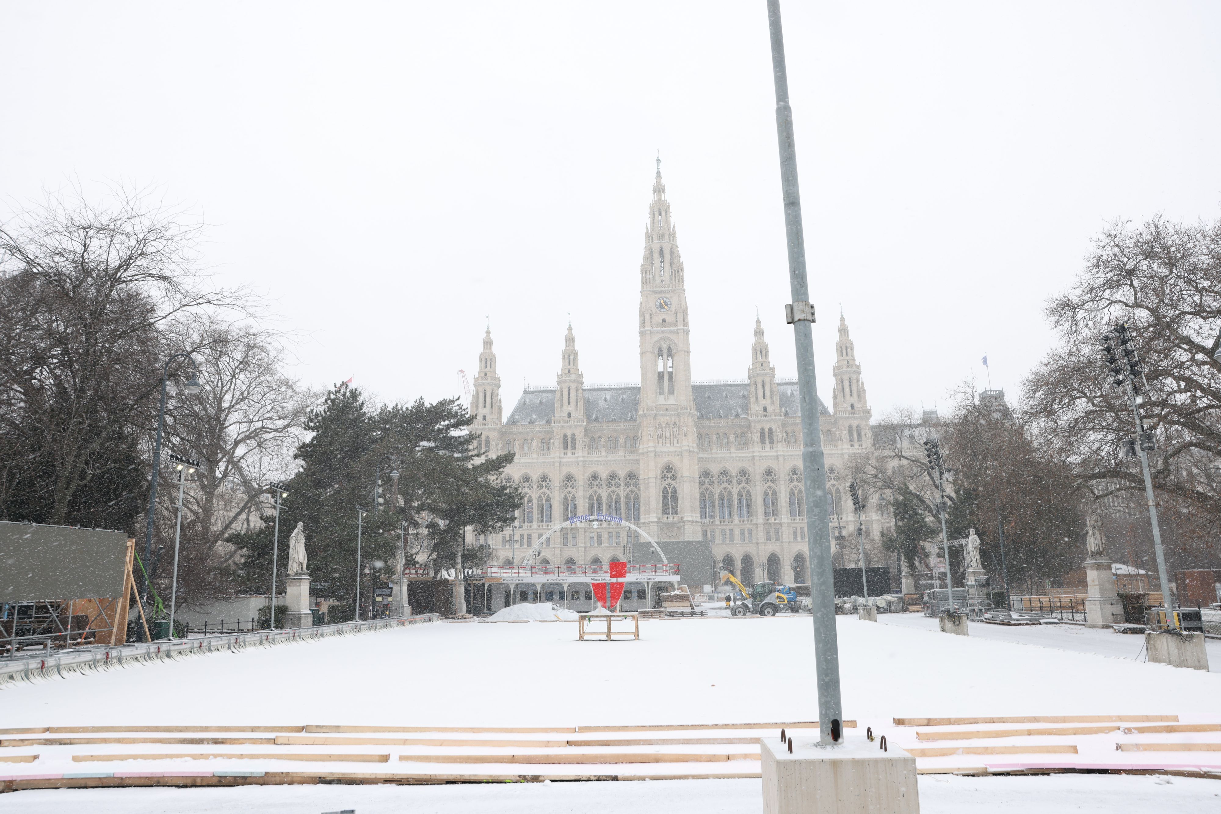 Schnee in Wien. Archivbild.