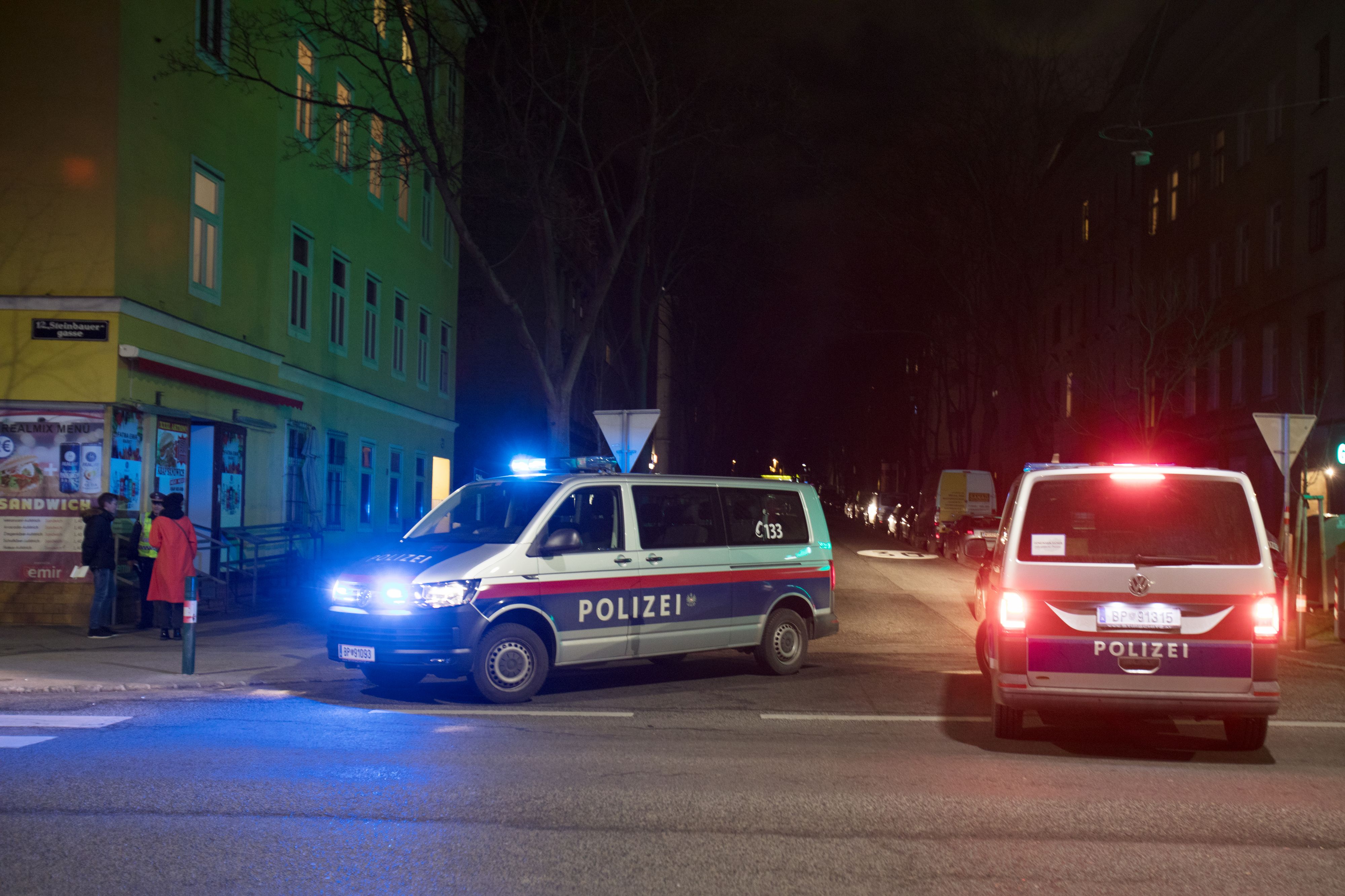 Polizeieinsatz am Mittwoch in Wien-Josefstadt.