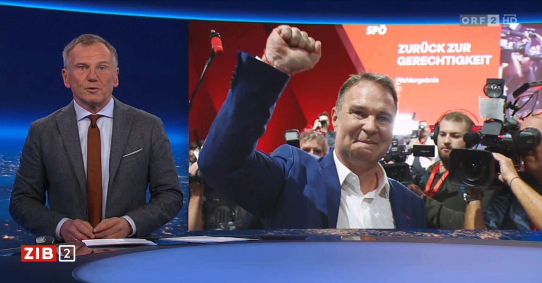 ORF-Moderator Armin Wolf am Montag in der 