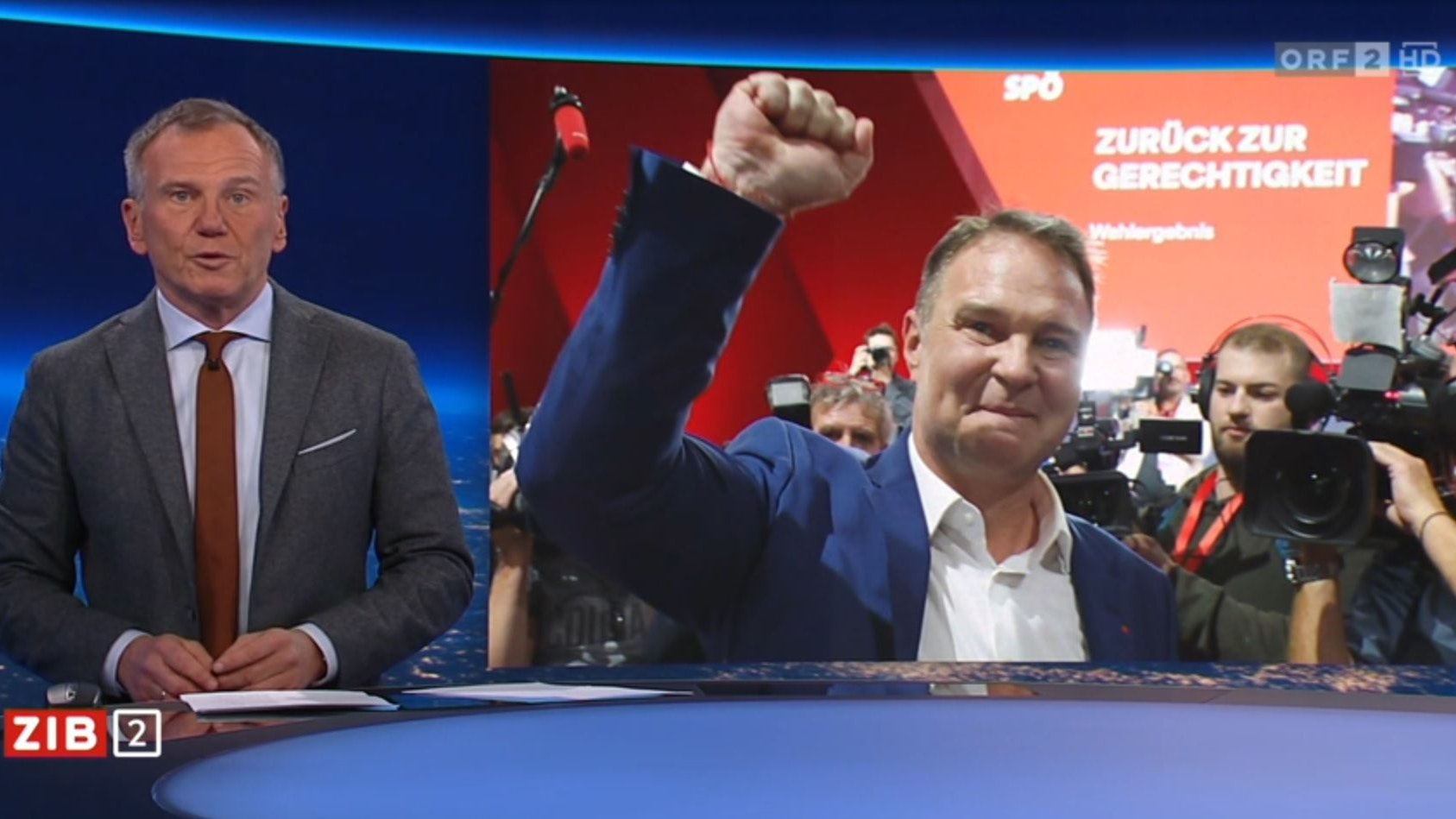 ORF-Moderator Armin Wolf am Montag in der "Zeit im Bild 2".