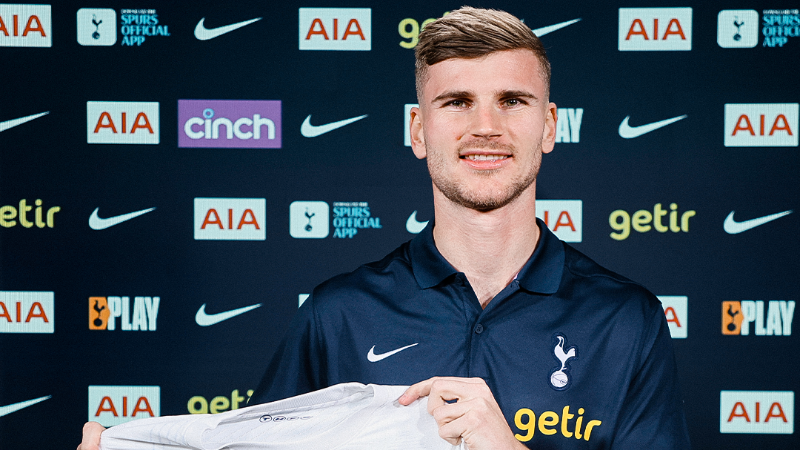 Timo Werner ist offiziell ein Spieler von Tottenham. 