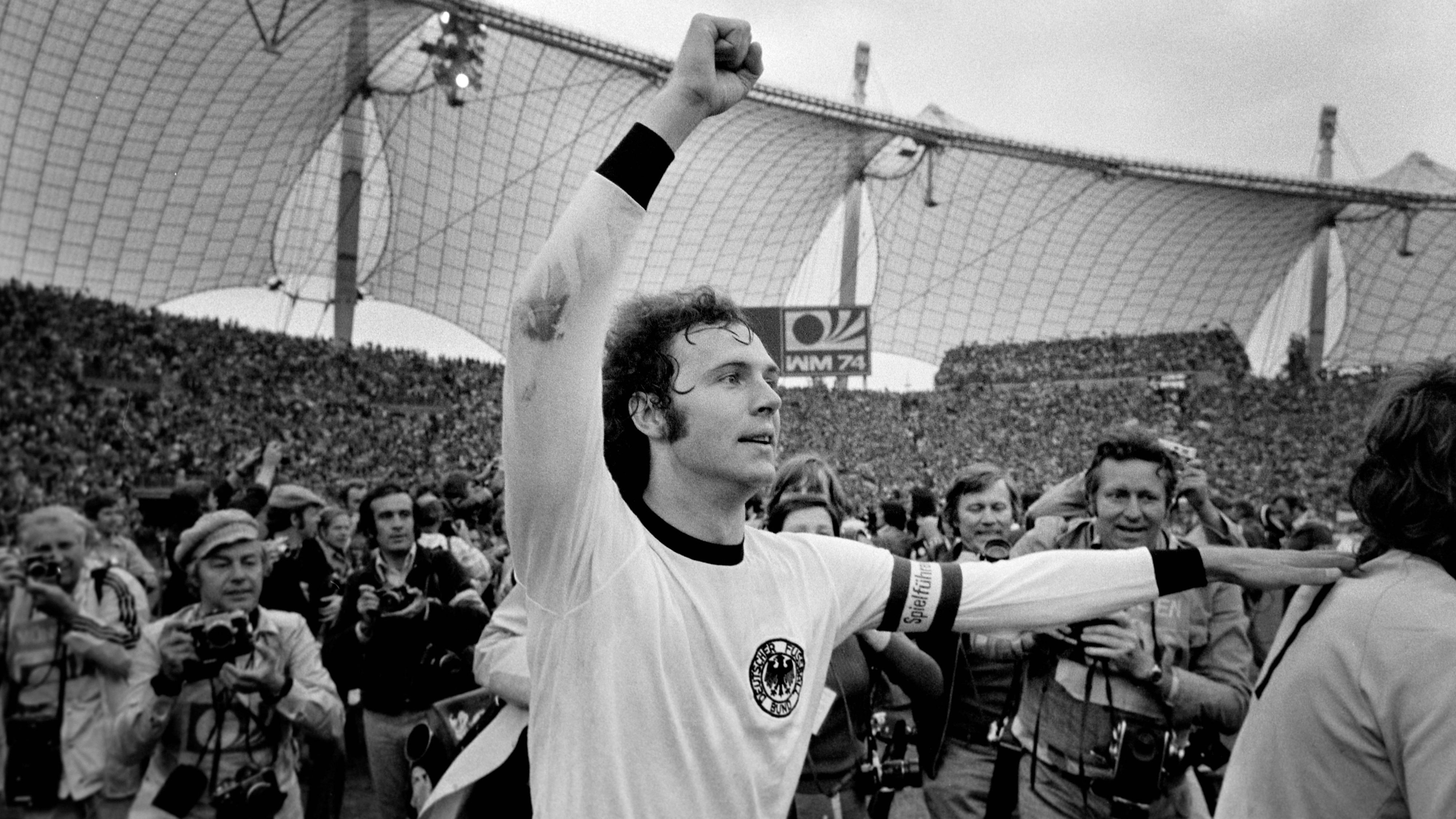 Franz "Der Kaiser" Beckenbauer wurde 1974 Weltmeister.