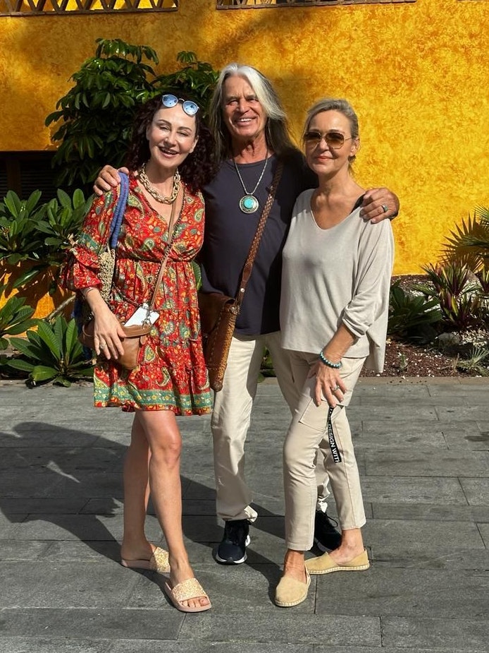 Ein freudiges Aufeinandertreffen der Austro-Stars.