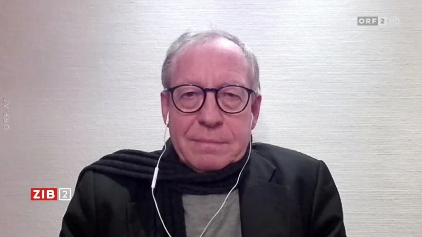 Handelsexperte Gerrit Heinemann im ZiB-2-Gespräch. 
