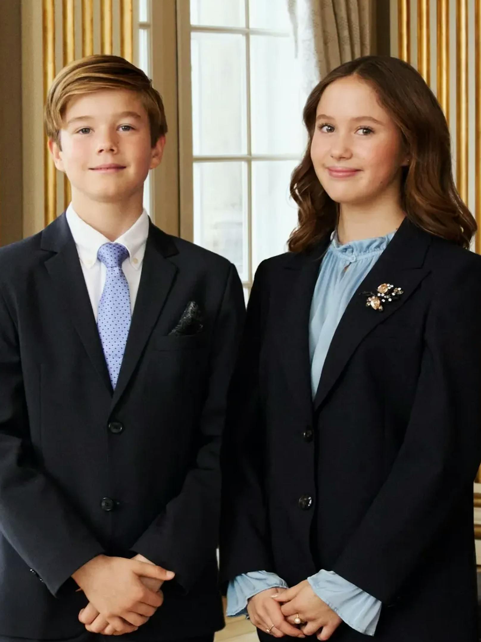 Die Zwillinge Prinz Vincent und Prinzessin Josephine feiern ihren Übergang von der Kindheit ins Teenageralter.