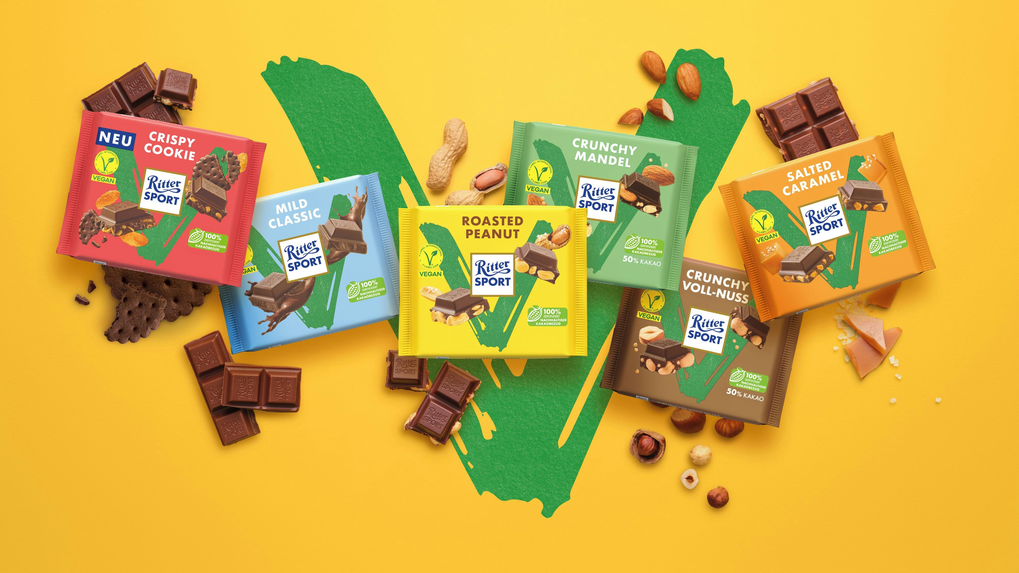 RITTER SPORT Vegane Sorten