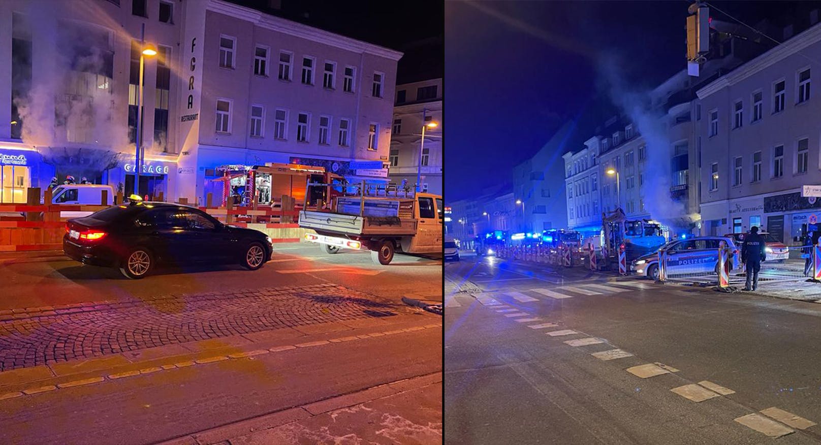 Brand in Wiener Lokal – Polizei vermutet Brandstiftung