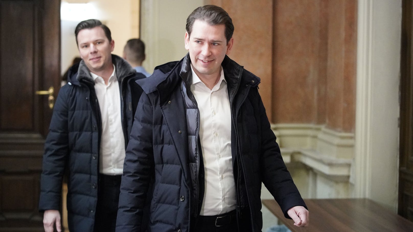 Sebastian Kurz am 10. Jänner 2024. am Landesgericht in Wien.