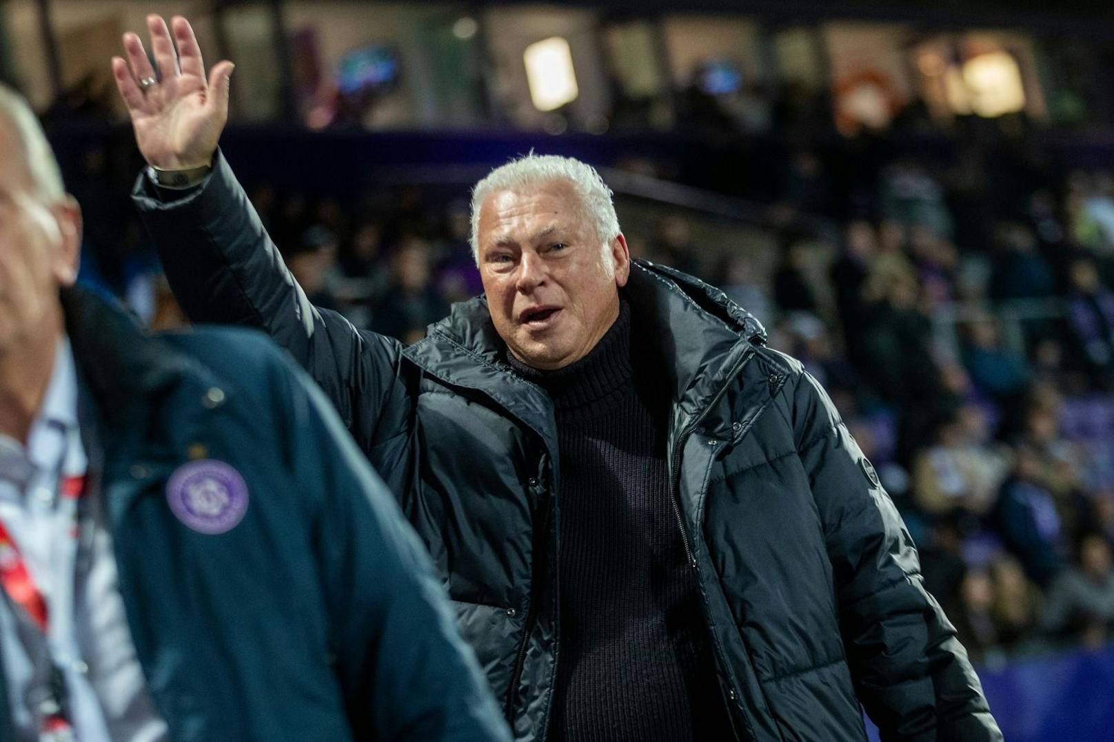 Toni Polster im November beim Stadionbesuch bei seiner Wiener Austria.