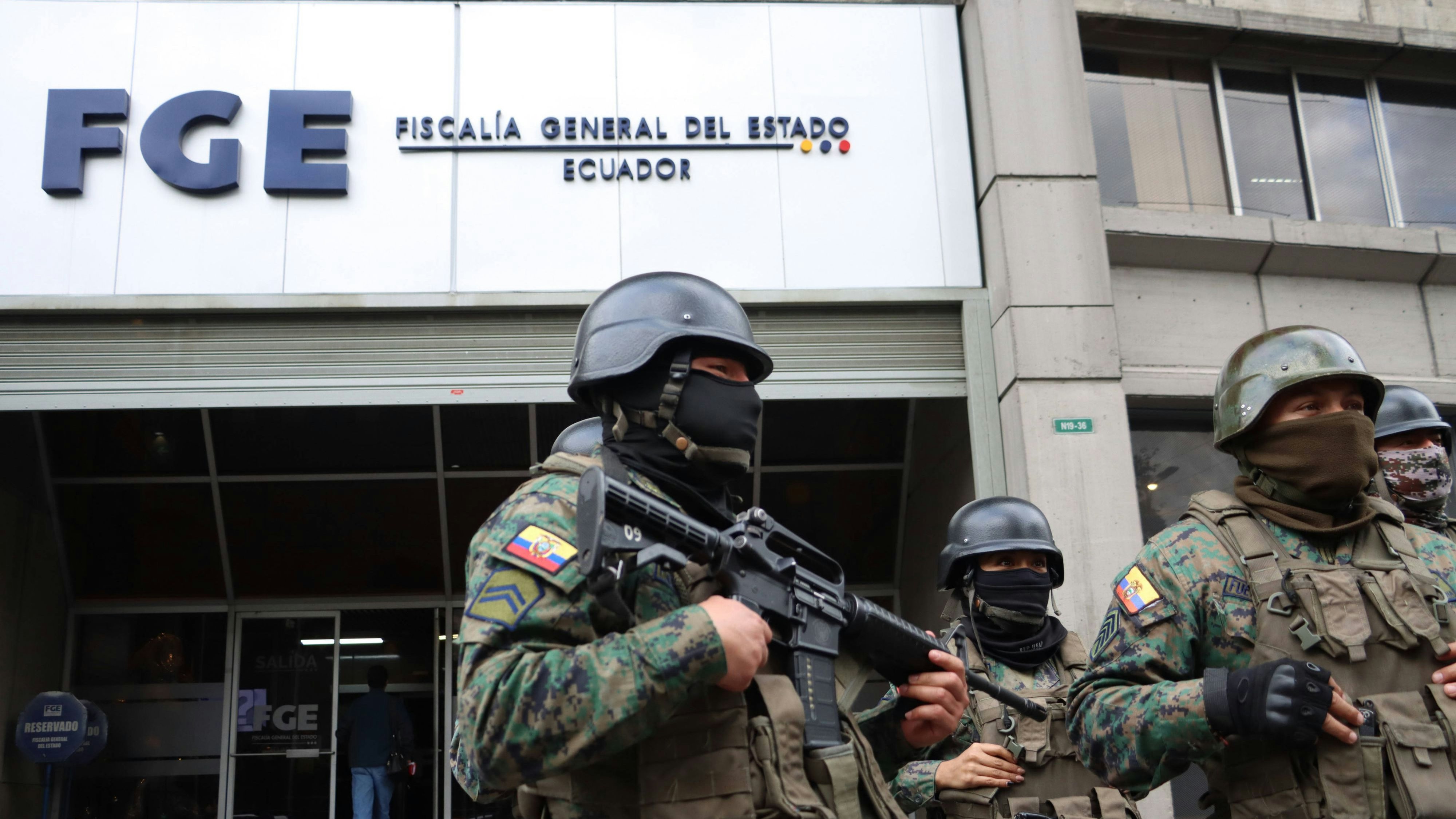 In Ecuador ist das Militär derzeit omnipräsent.