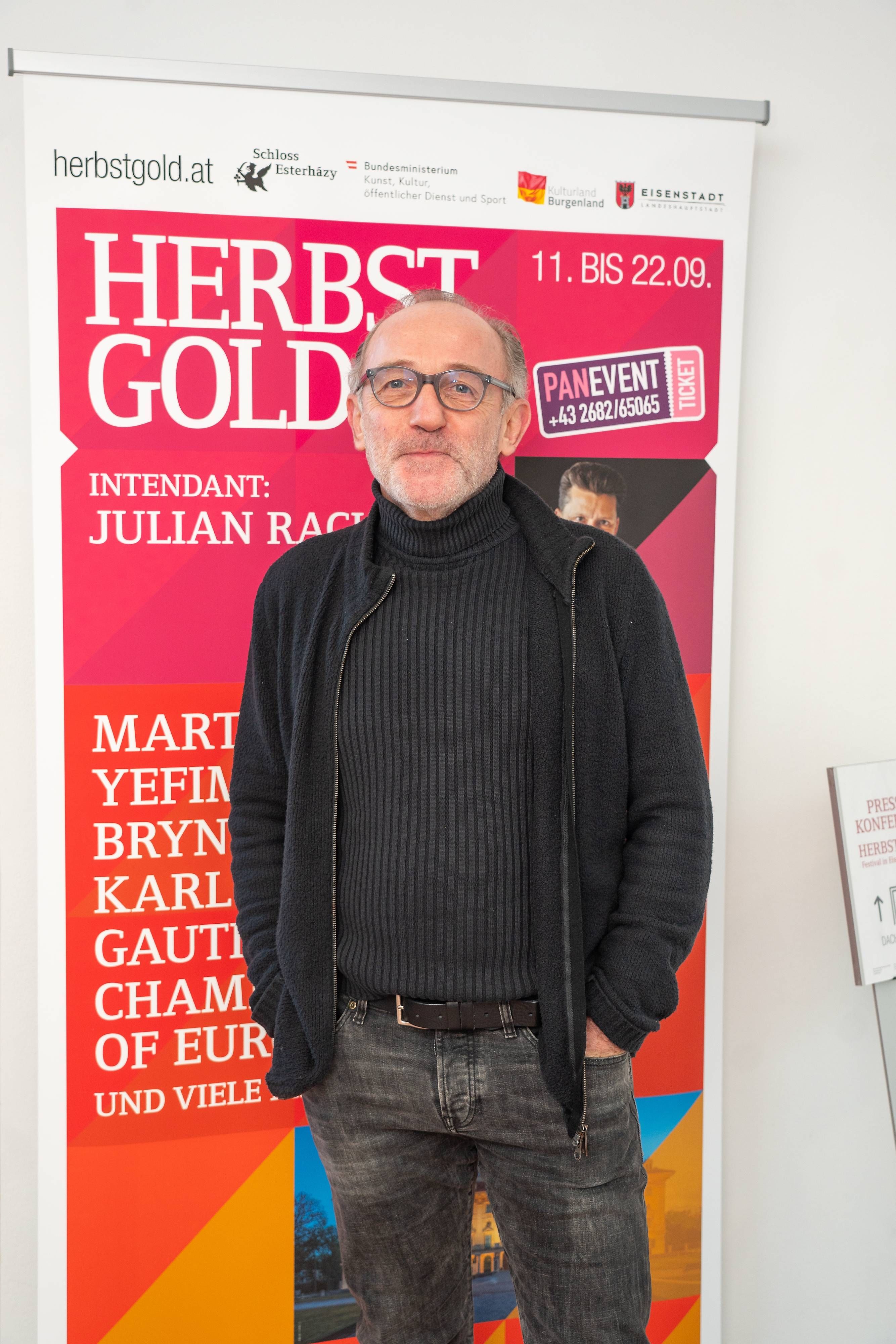 Karl Markovics am Rande der Pressekonferenz des 