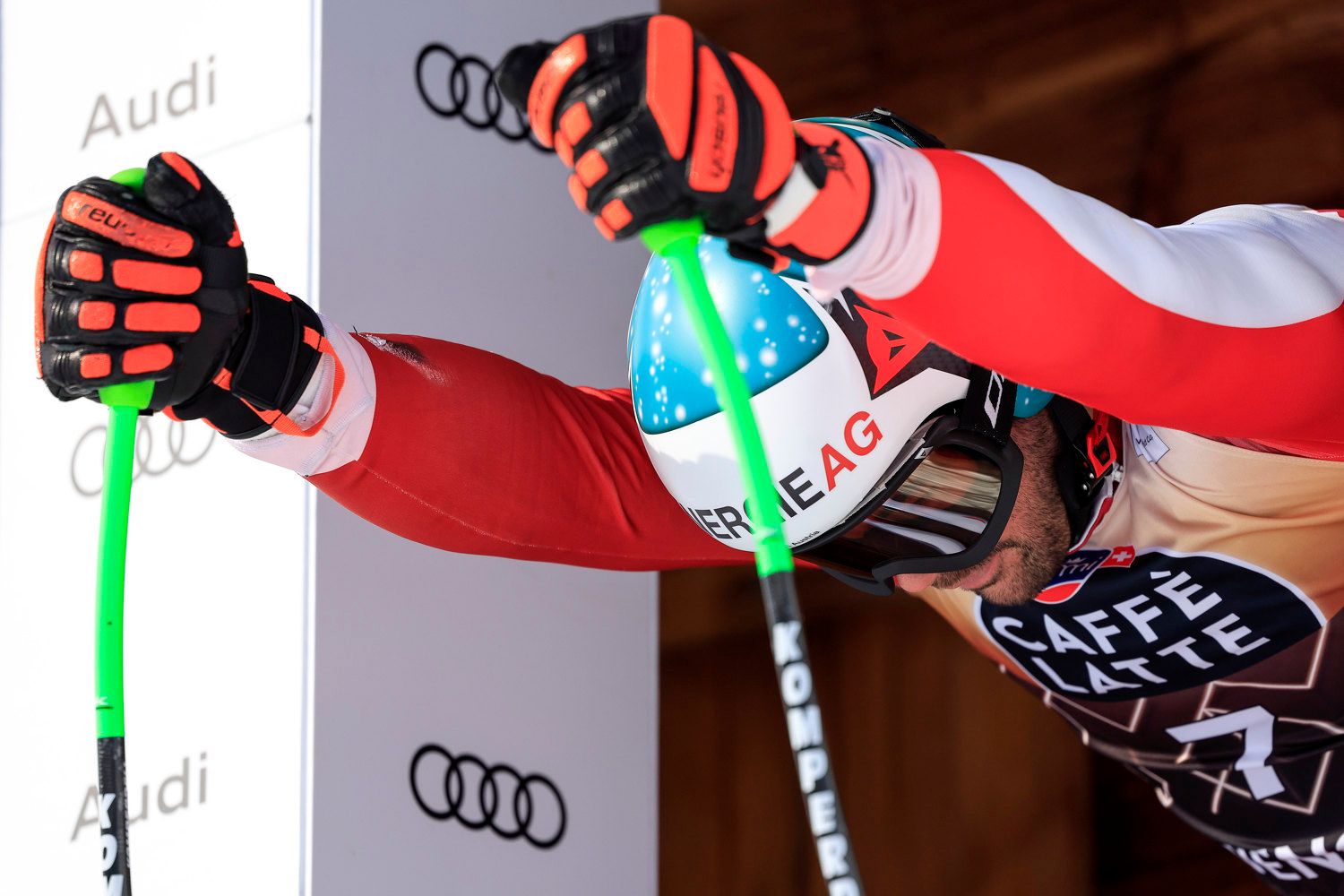 ÖSV-Star Vincent Kriechmayr fuhr auch in Wengen nicht vorne mit. 