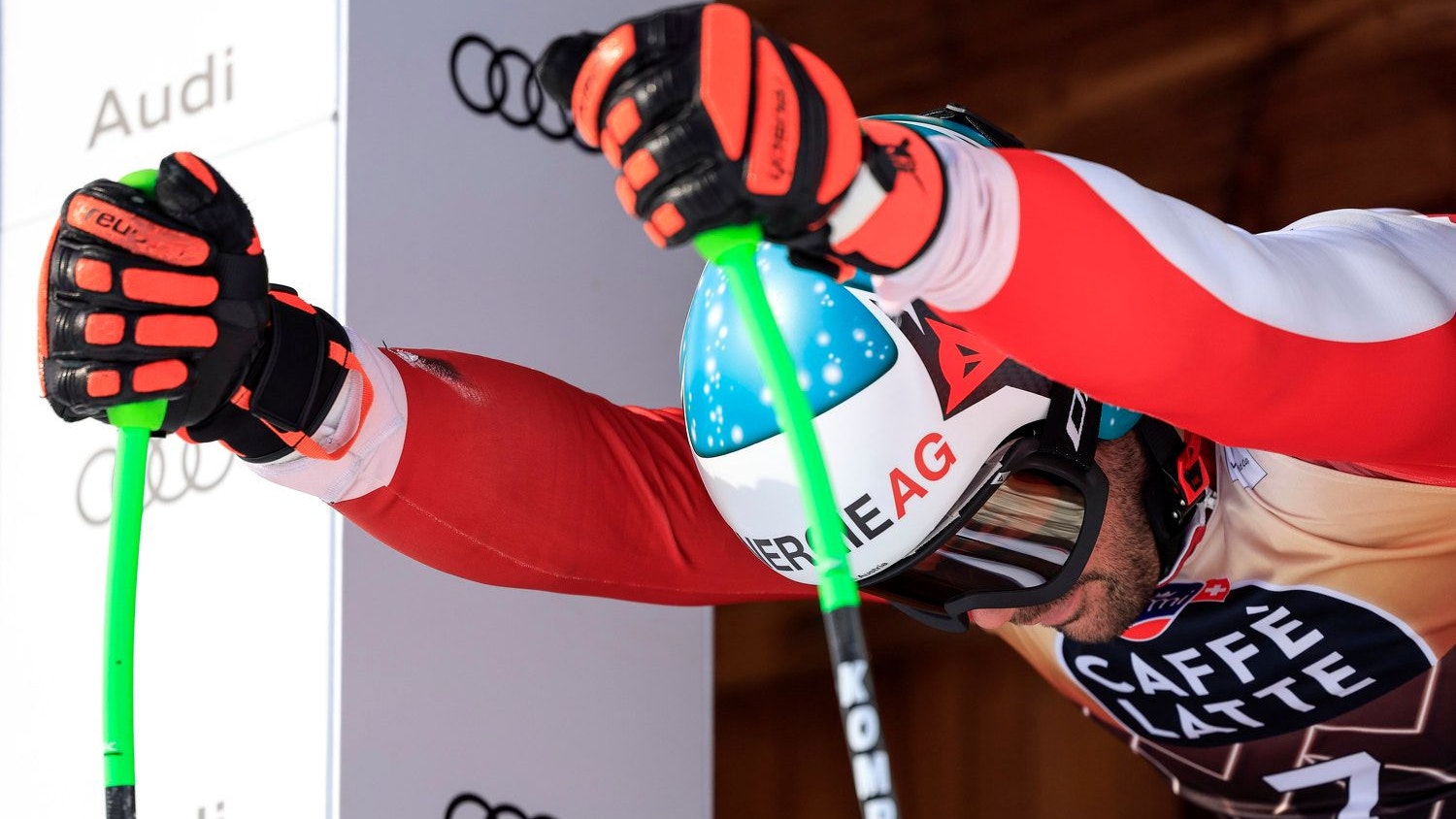 ÖSV-Star Vincent Kriechmayr fuhr auch in Wengen nicht vorne mit. 