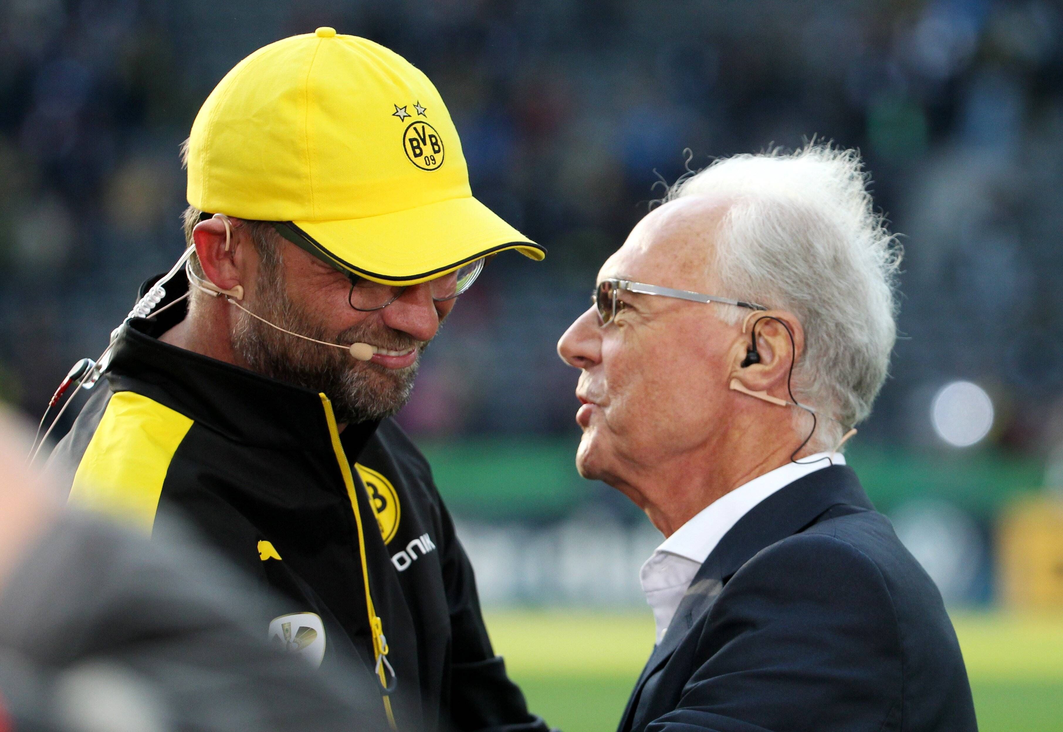Jürgen Klopp und Franz Beckenbauer