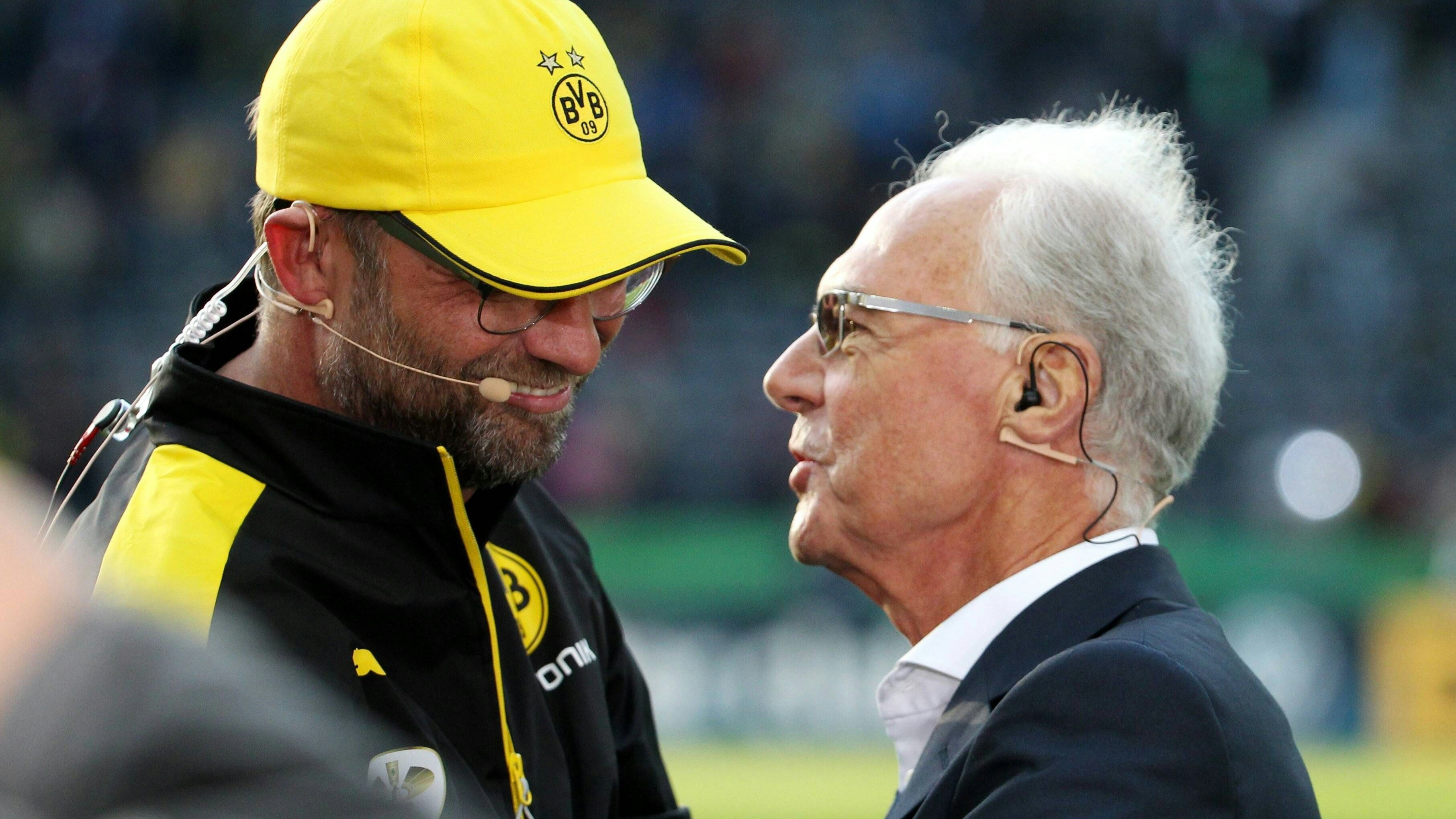 Jürgen Klopp und Franz Beckenbauer