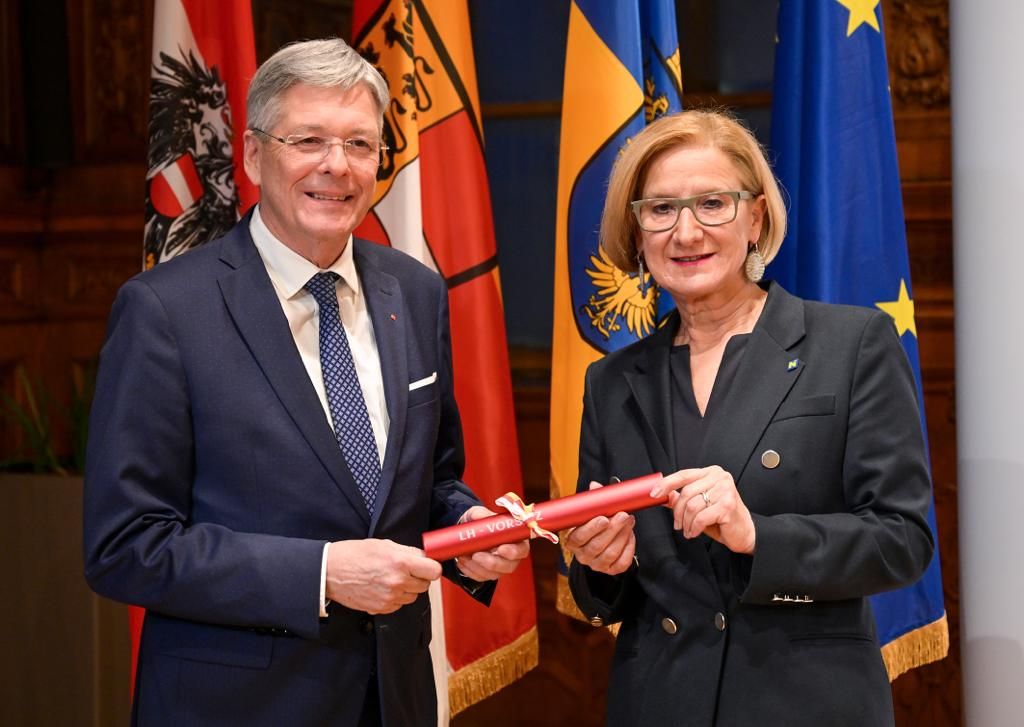 Peter Kaiser war im zweiten Halbjahr 2023 Vorsitzender, jetzt übernimmt Johanna Mikl-Leitner.