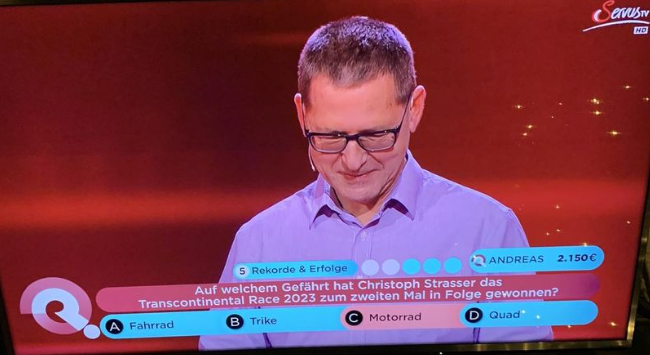 Extremradler Strasser über 