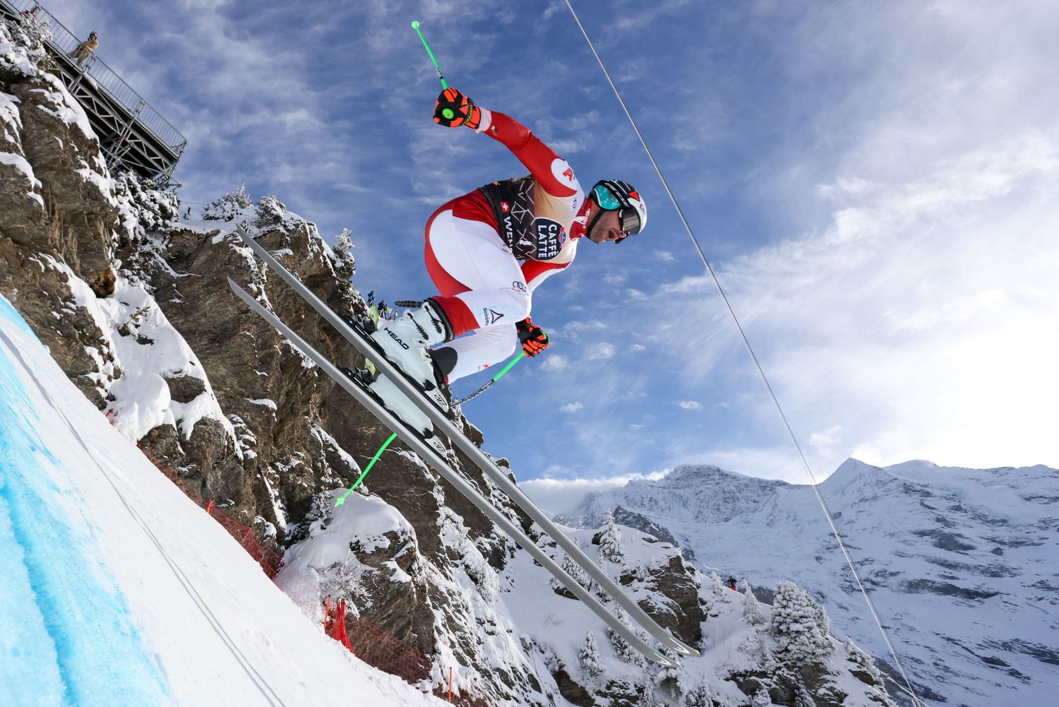 Vincent Kriechmayr muss noch die Spur suchen