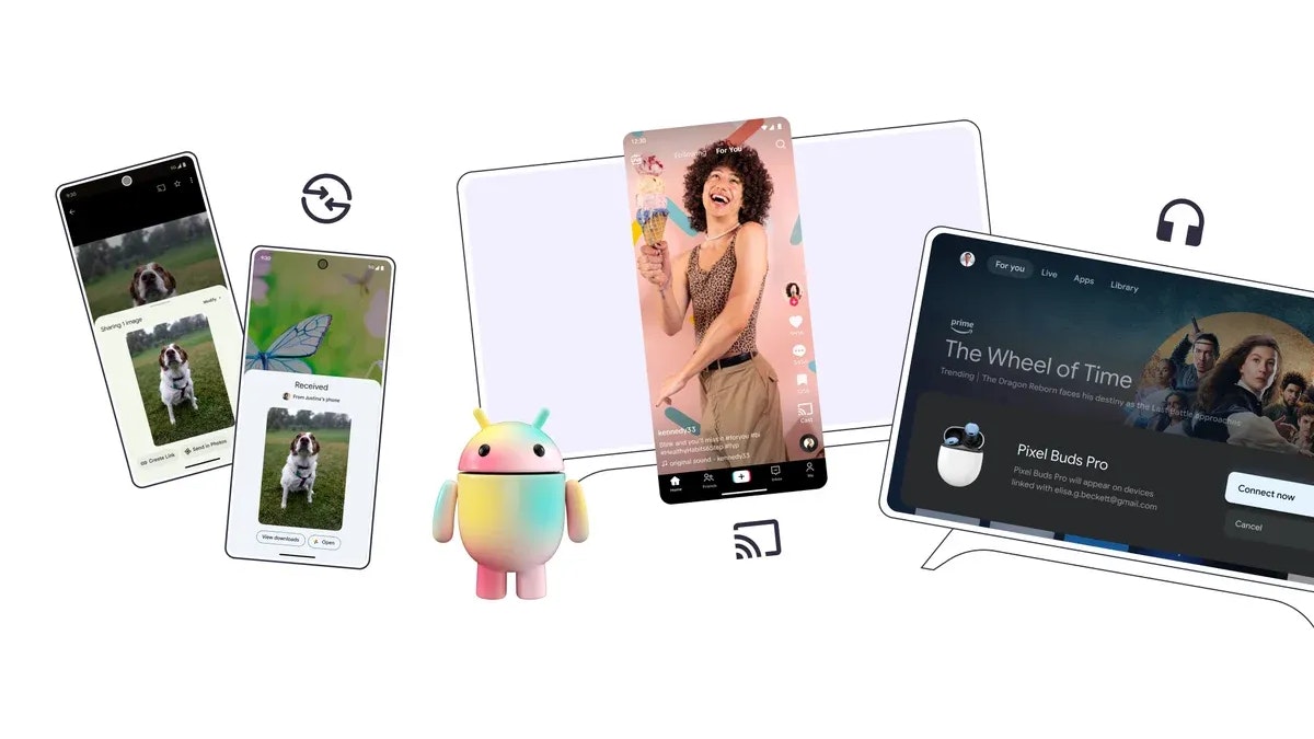  Google verkündet neue Android-Updates auf der CES 2024.