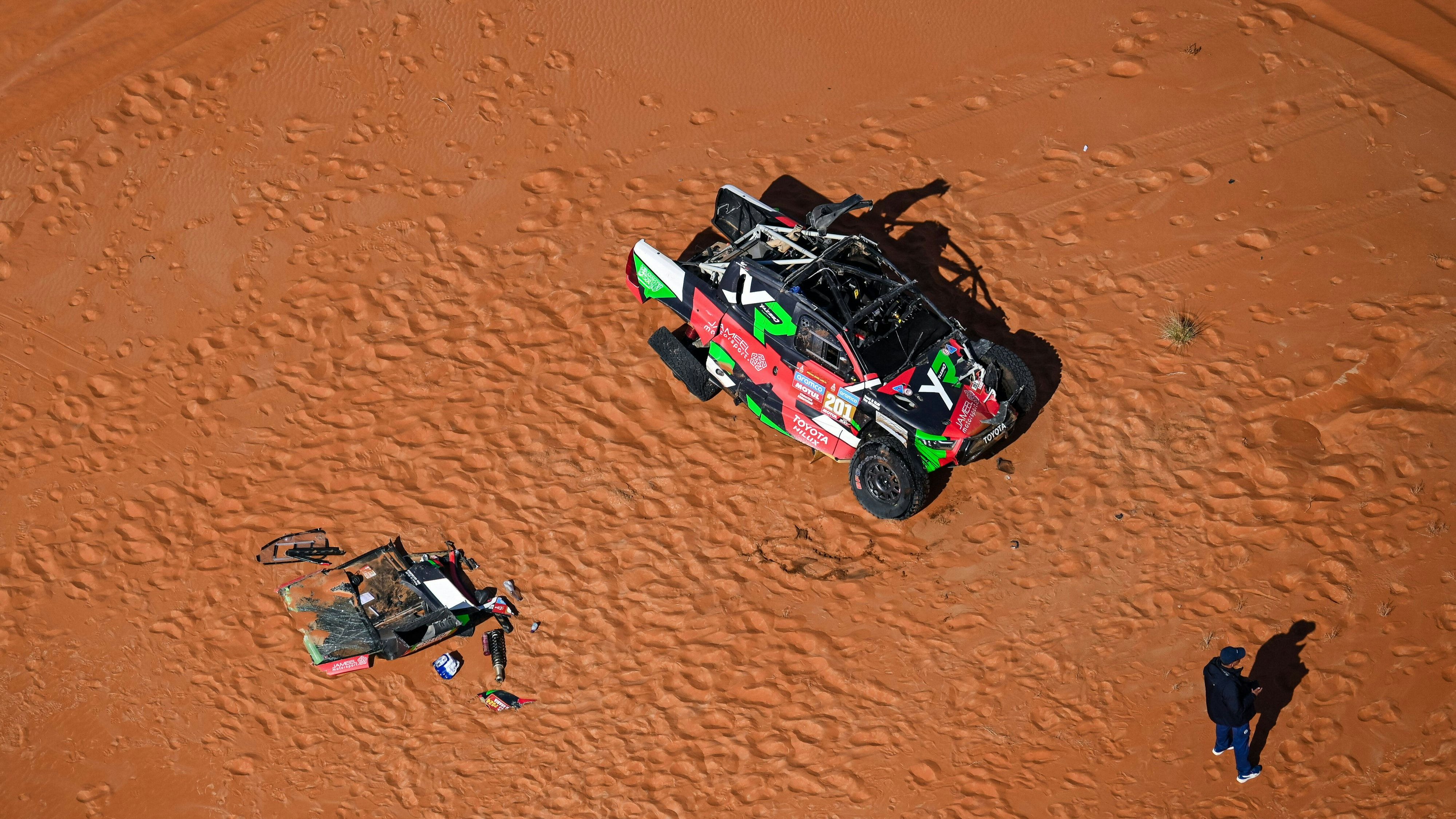 Yazeed Al-Rajhi muss seine Dakar-Hoffnungen begraben.
