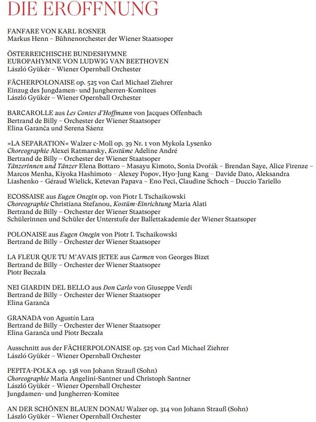 Wiener Opernball 2024 – Die Eröffnung