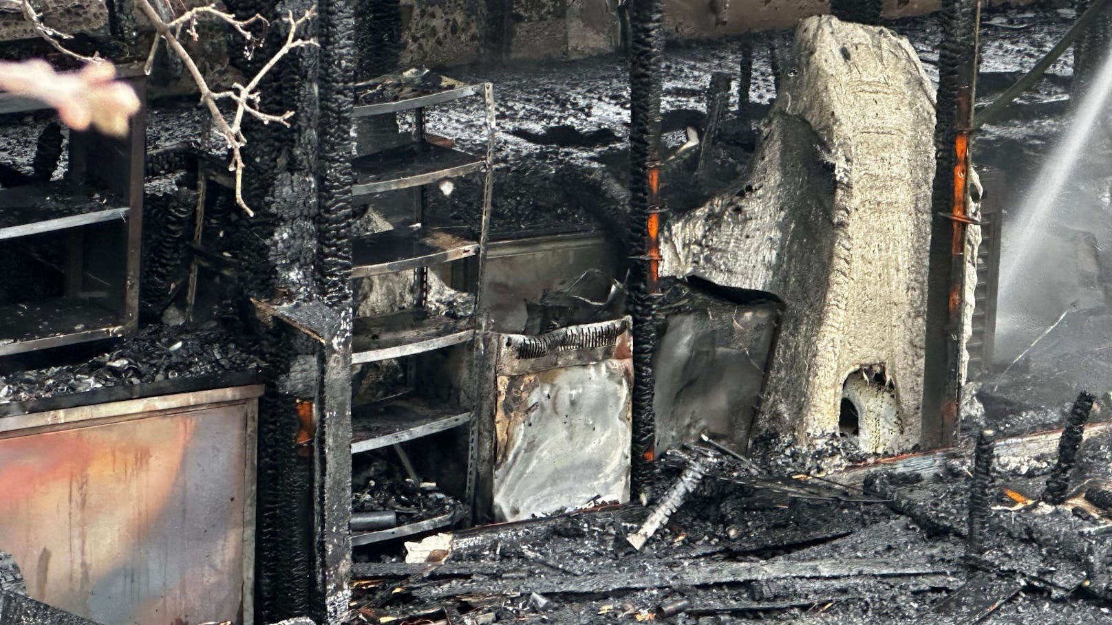 Brand auf der Donauinsel