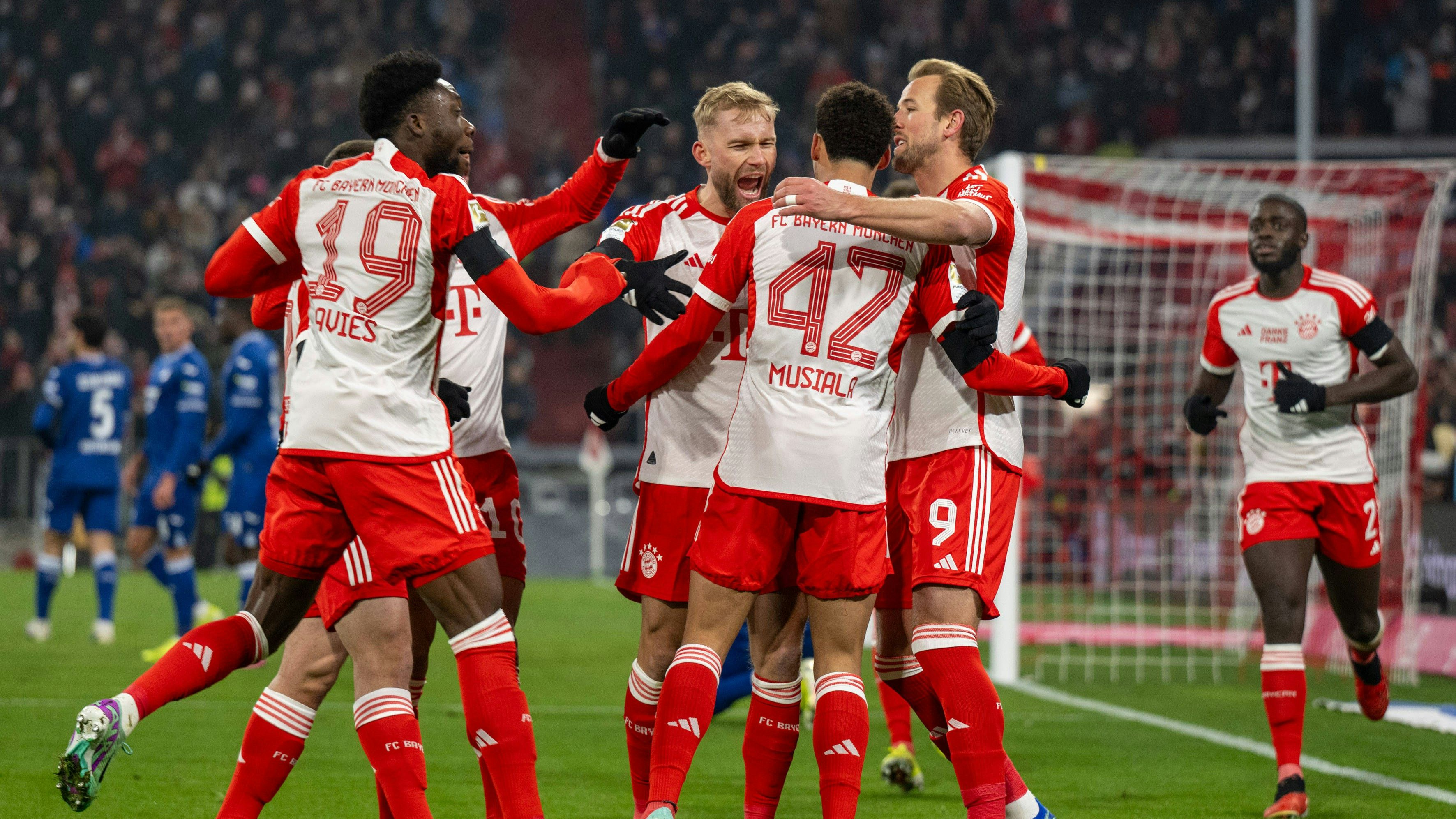 Jubel bei den Bayern