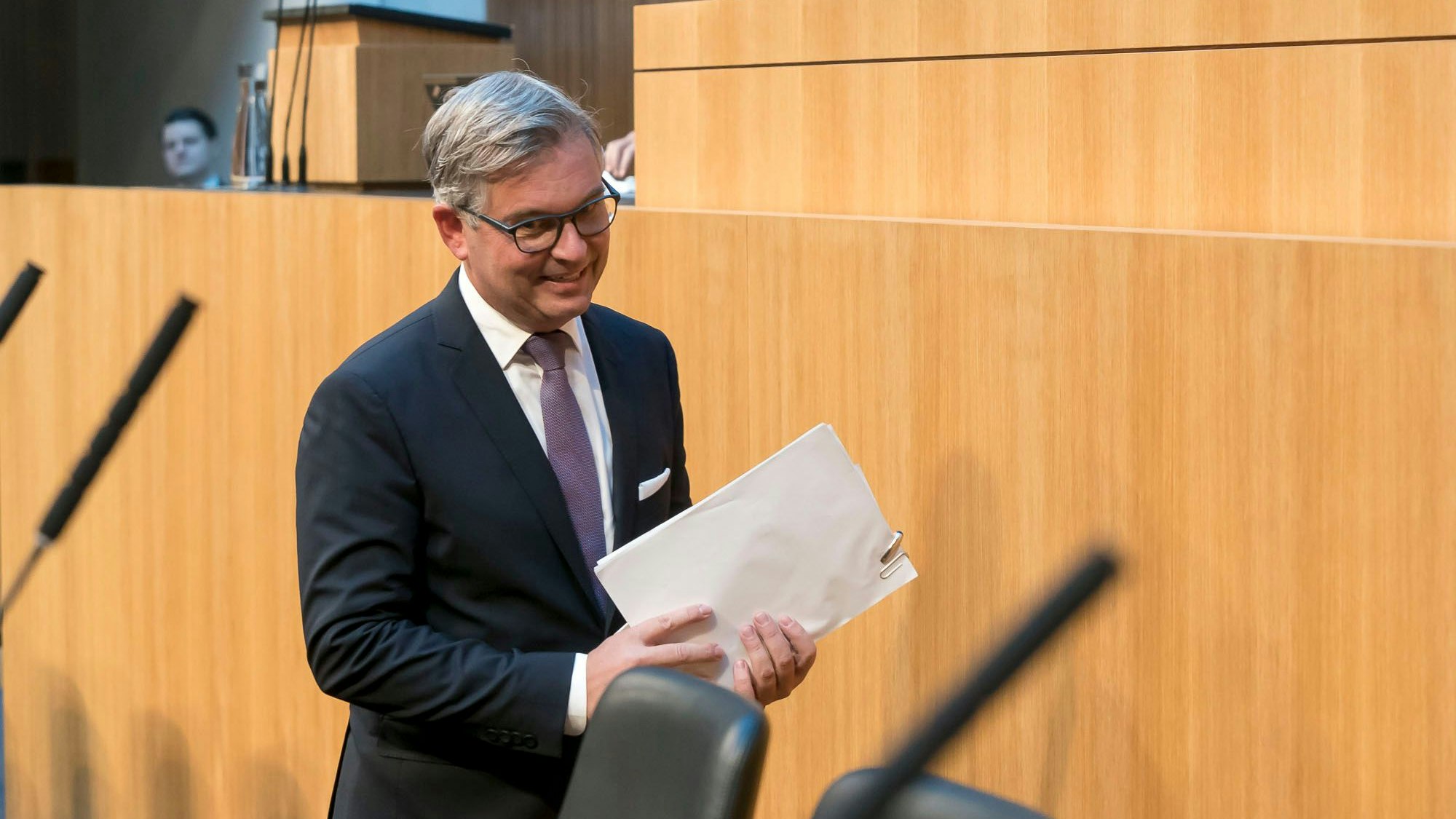 Peinlicher Zwischenfall für Finanzminister Magnus Brunner. 