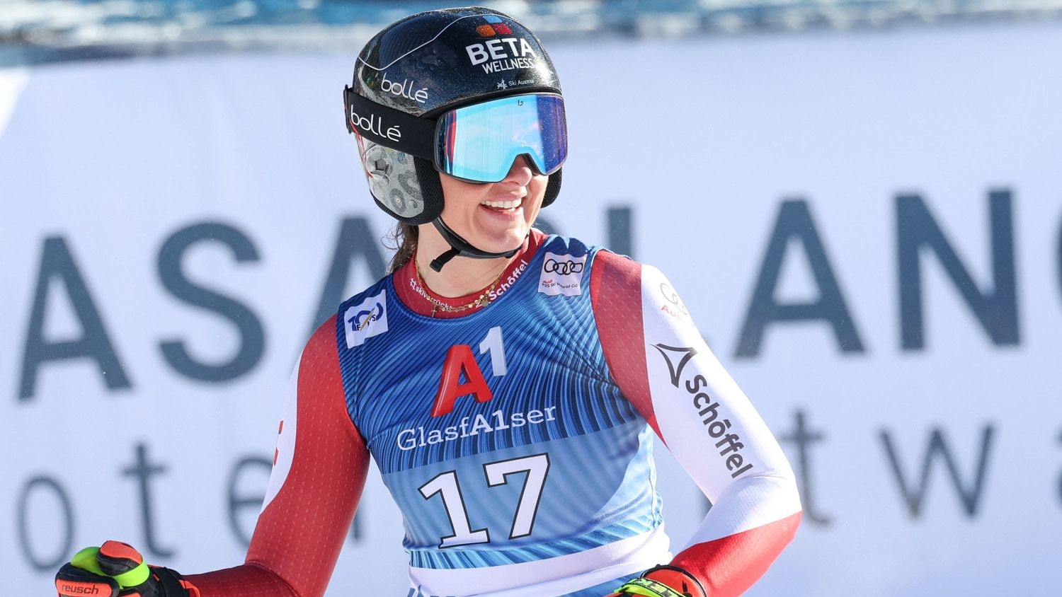 Stephanie Venier in Zauchensee. 