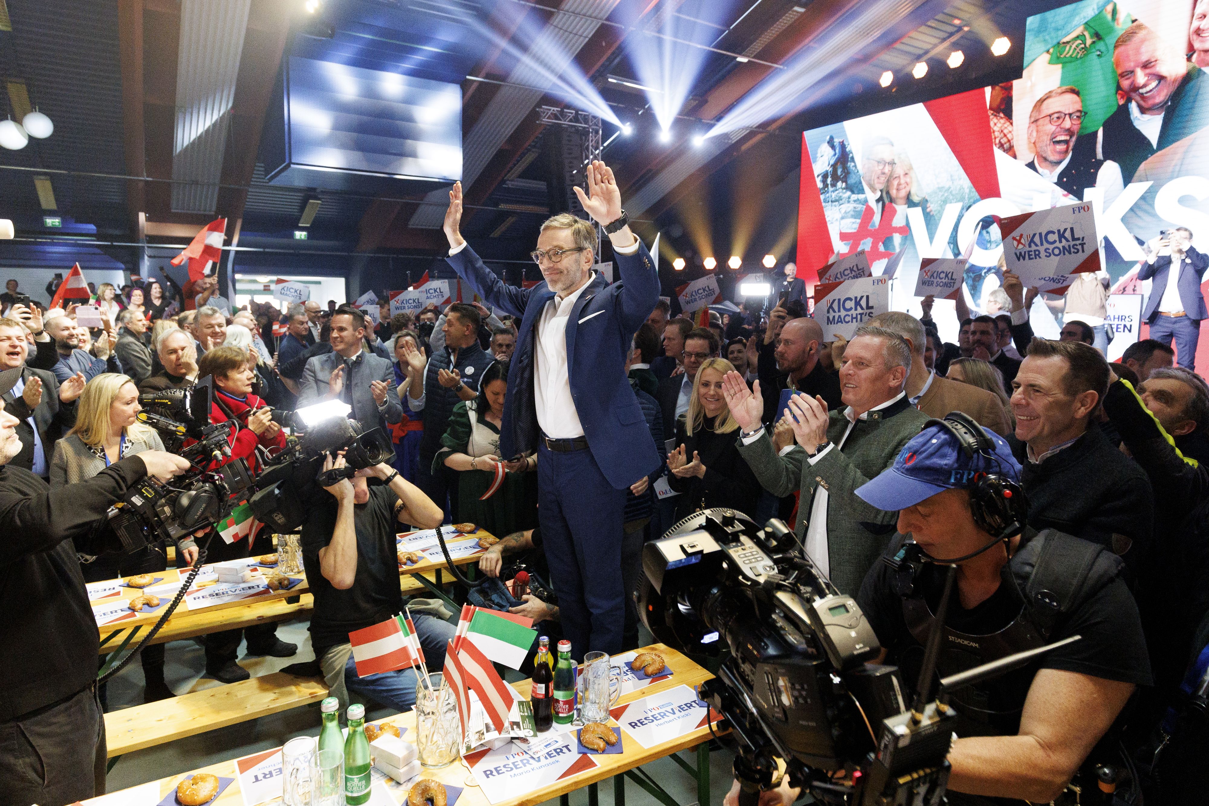 Herbert Kickl beim Neujahrstreffen der FPÖ.