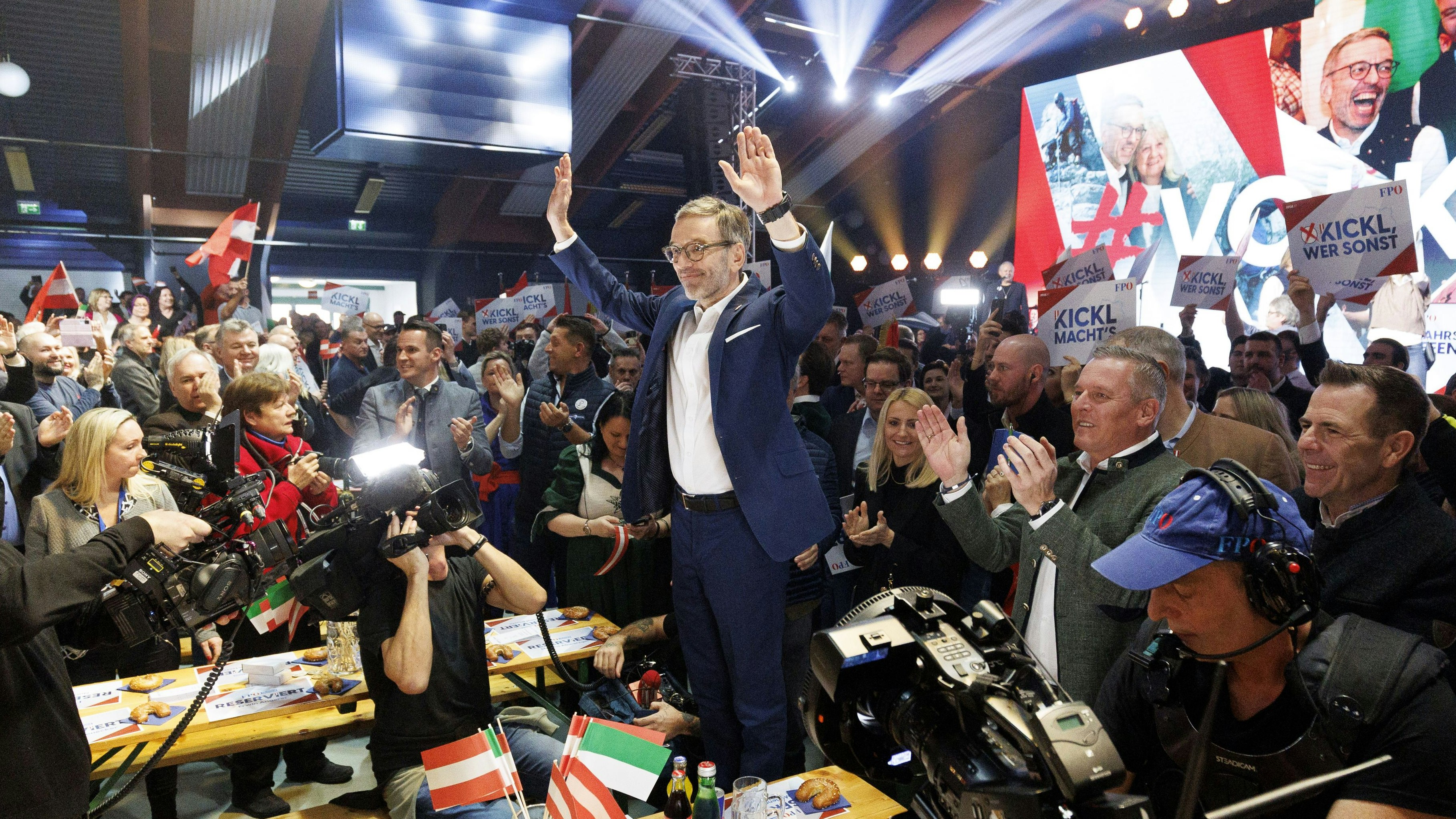 Herbert Kickl beim Neujahrstreffen der FPÖ.