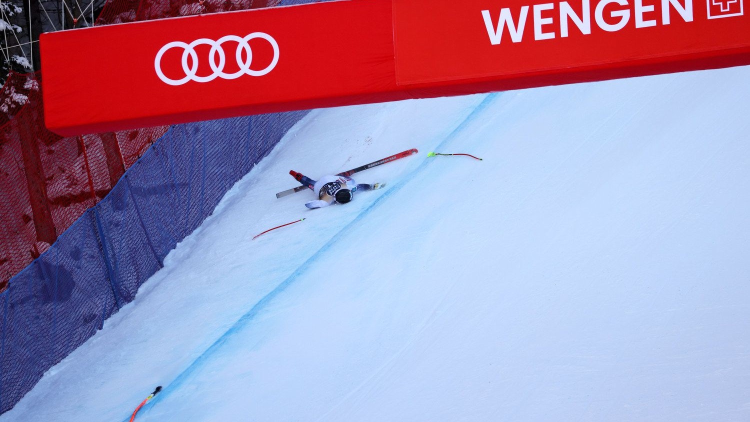 Der norwegische Ski-Star Aleksander Aamodt Kilde ist schwer zu Sturz gekommen. 