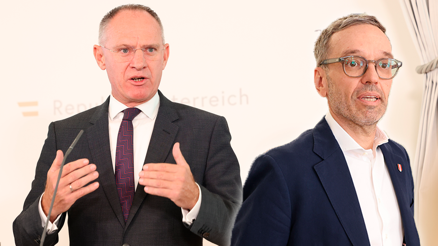 Der Innenminister nimmt kein Blatt vor den Mund.