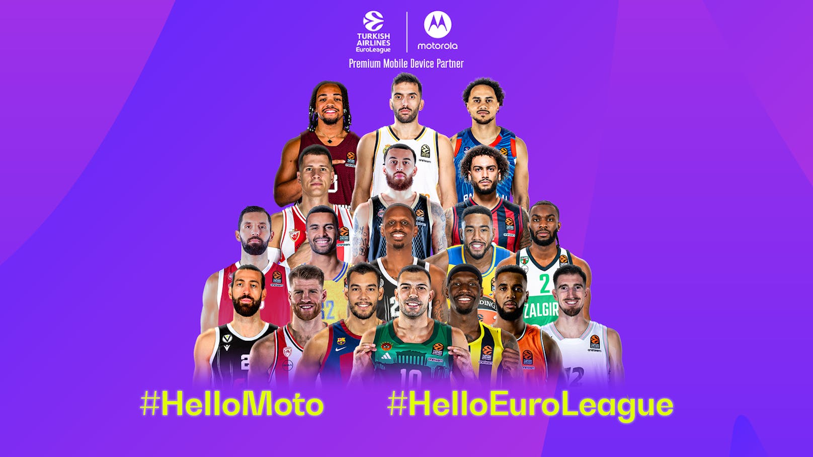 EuroLeague Basketball und Motorola verkünden wegweisendes Premium-Sponsoring.