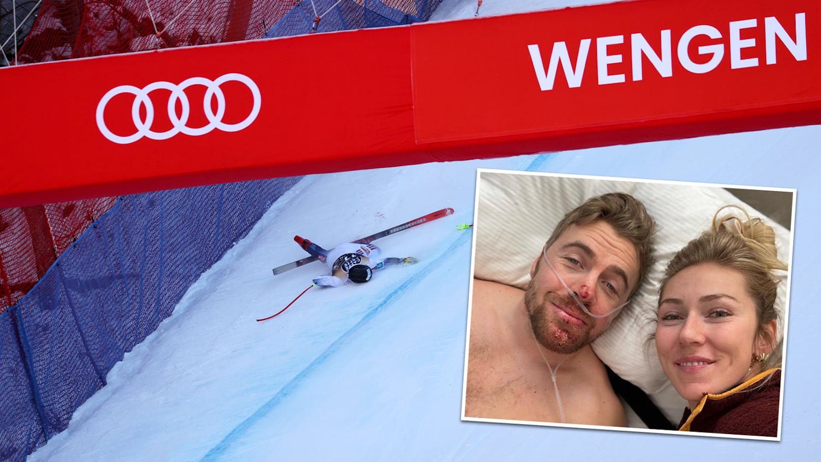 Ski-Star Kilde meldet sich mit Shiffrin aus Spital