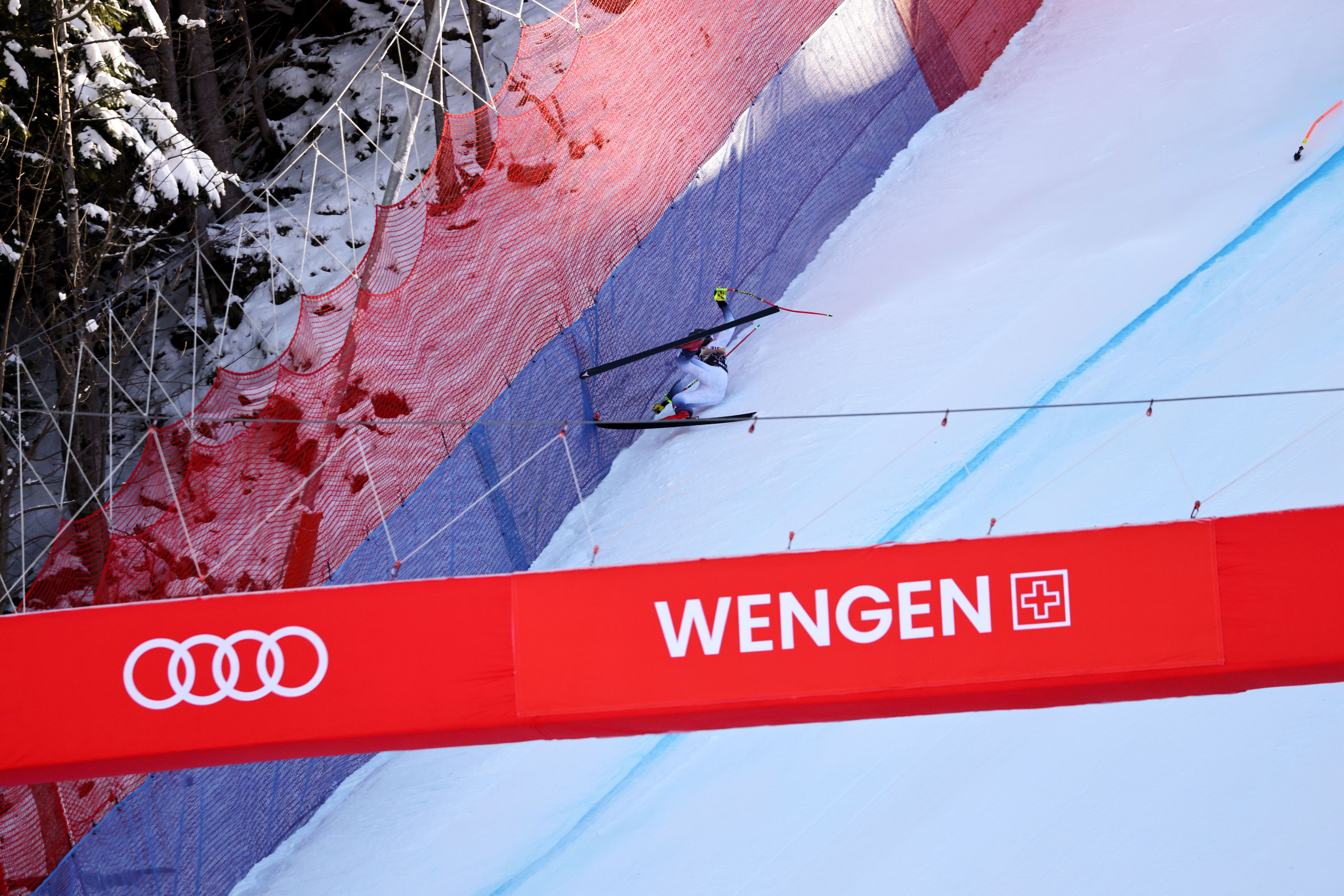 Aleksander Aamodt Kilde ist schwer gestürzt.