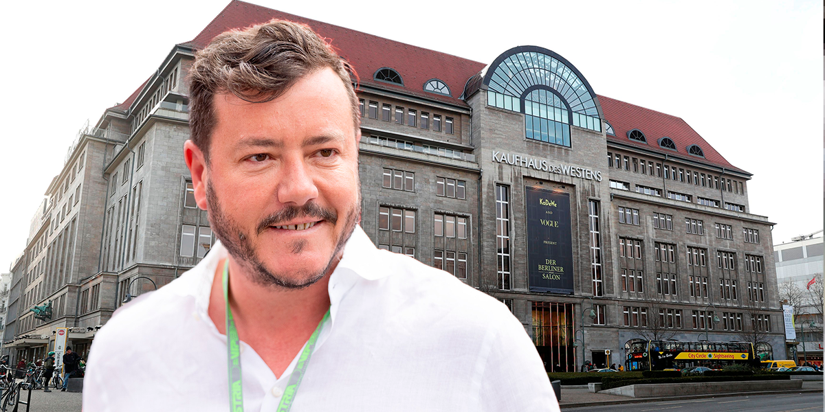 René Benko vor einem der Immo-Schmuckstücke: Das Kaufhaus des Westens Kadewe.