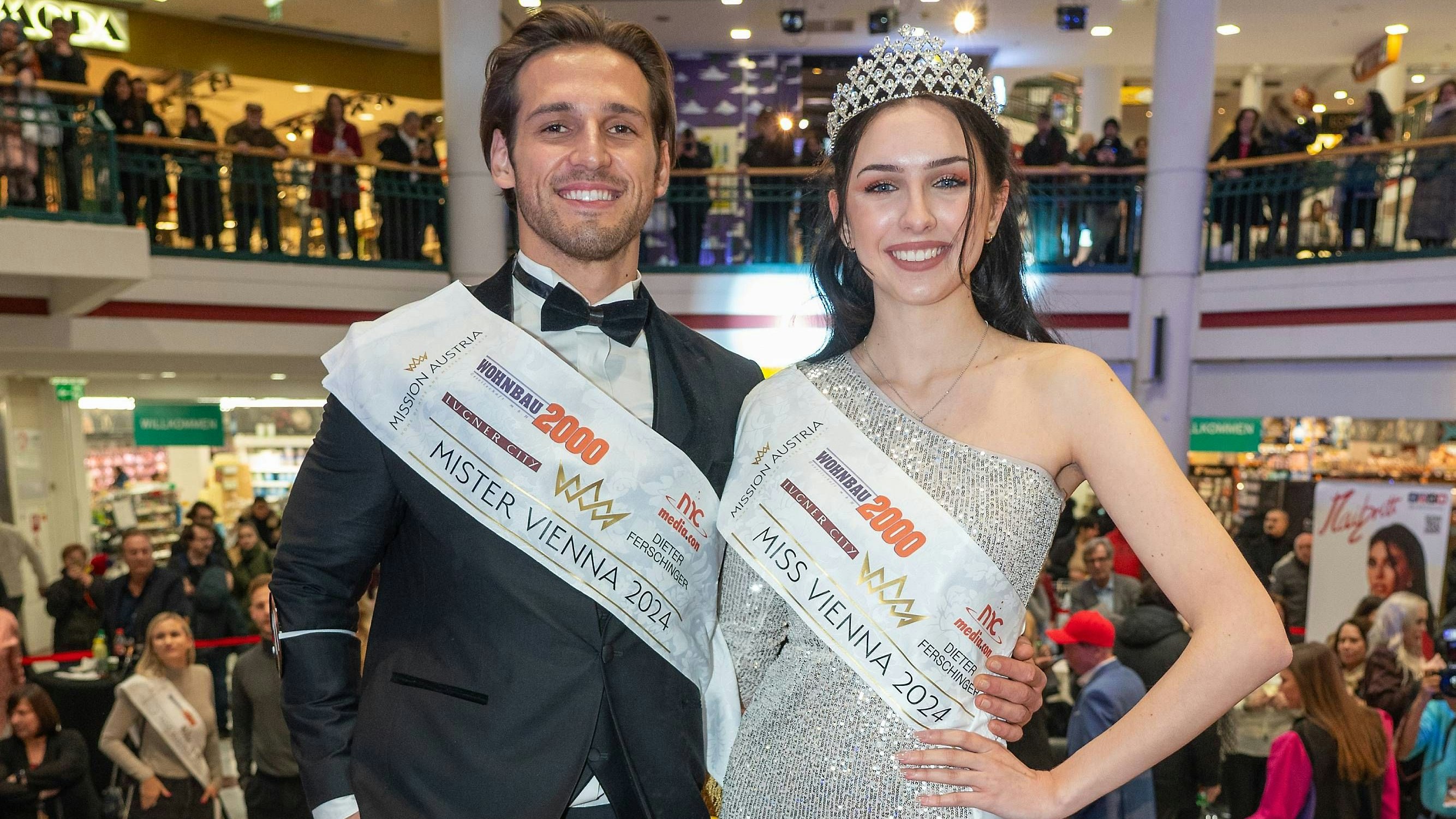 "Mister Vienna" Max Niedermeyer und "Miss Vienna" Lucia Sisic